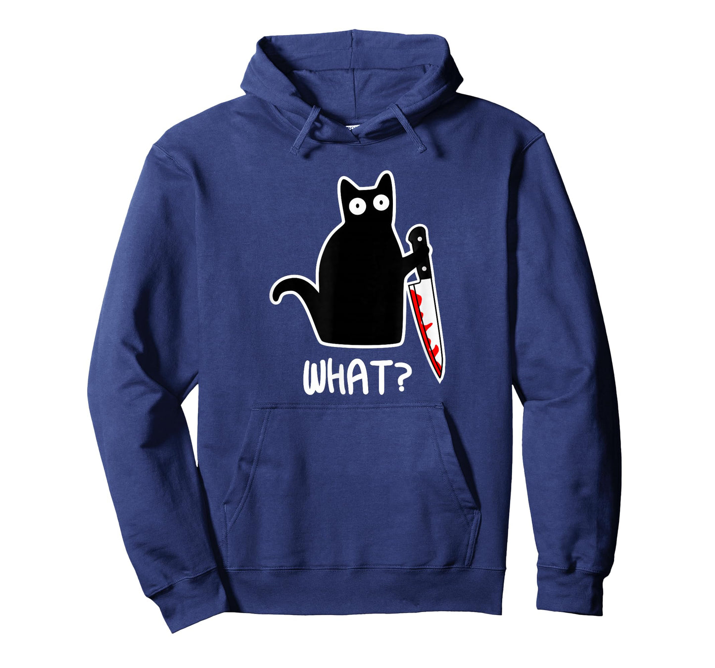 Joyouse Urban Style Murder Cat Gift T-Shirt - Unisex Adults - Black - Short Sleeve - Classic Fit - Cotton & Polyester - Machine Wash