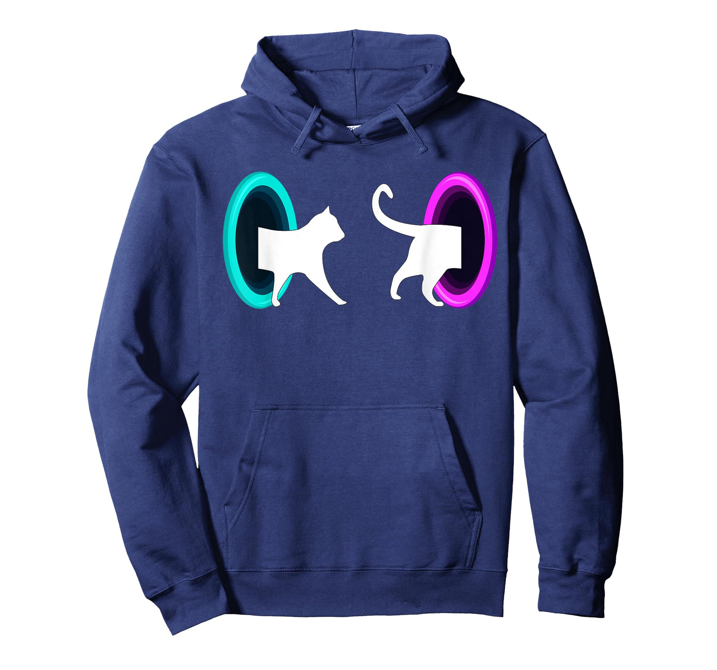 Cat Portal - Cat Time Travel, Science Cat, Physics Cat T-Shirt