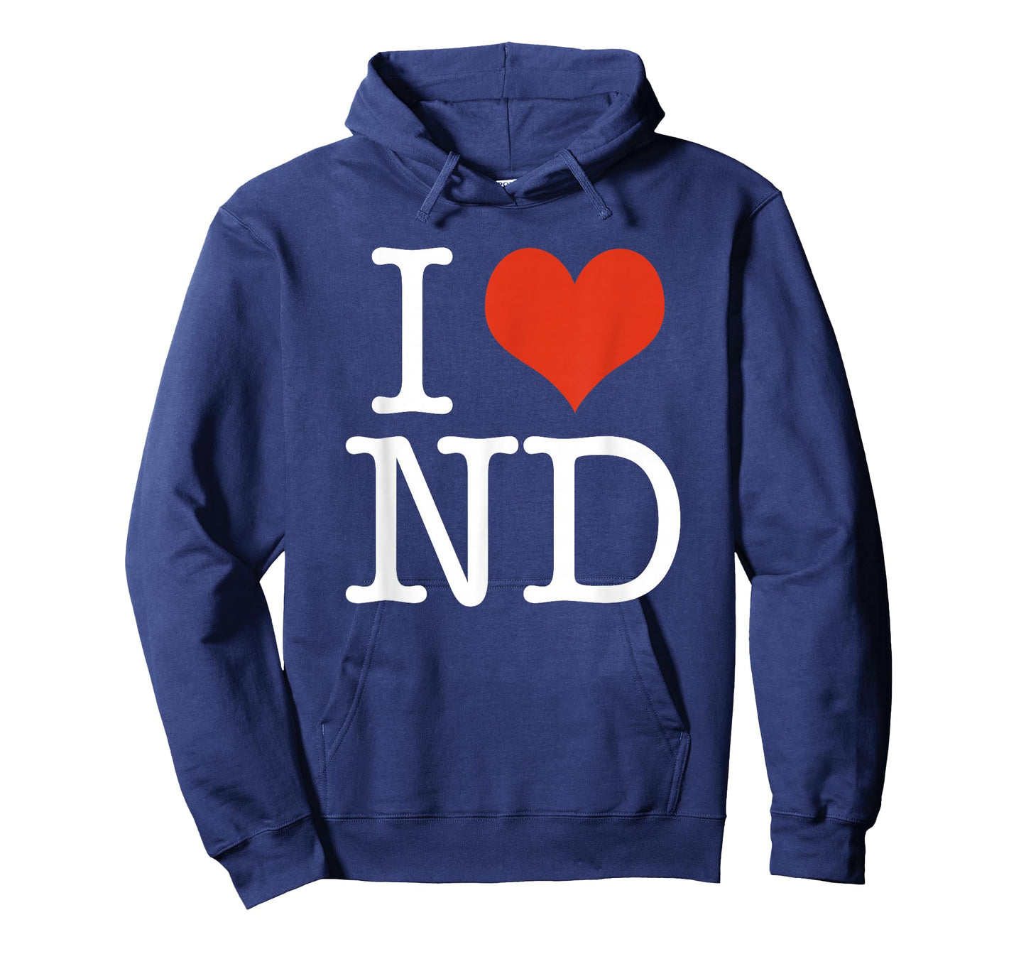 I Love ND North Dakota USA American T-Shirt