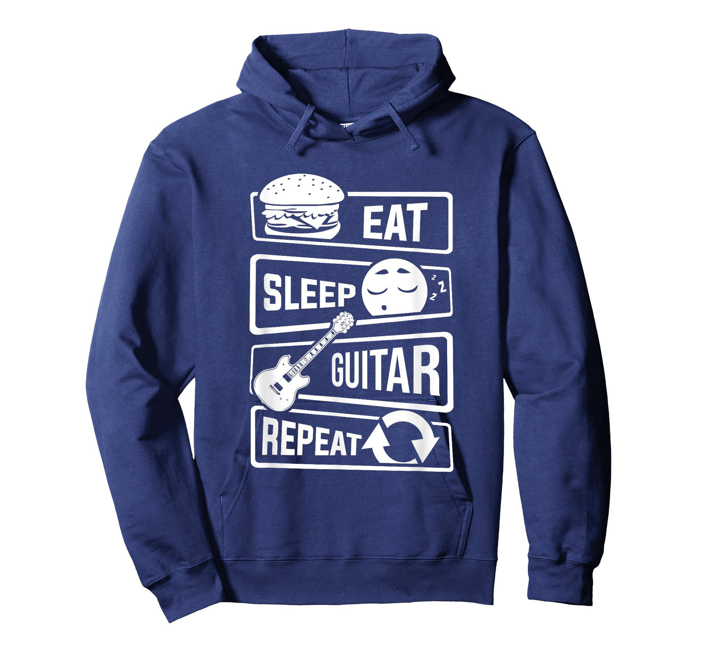 Eat Sleep Guitar Repeat - Guitarist Gift For Guitar Lovers T-Shirt