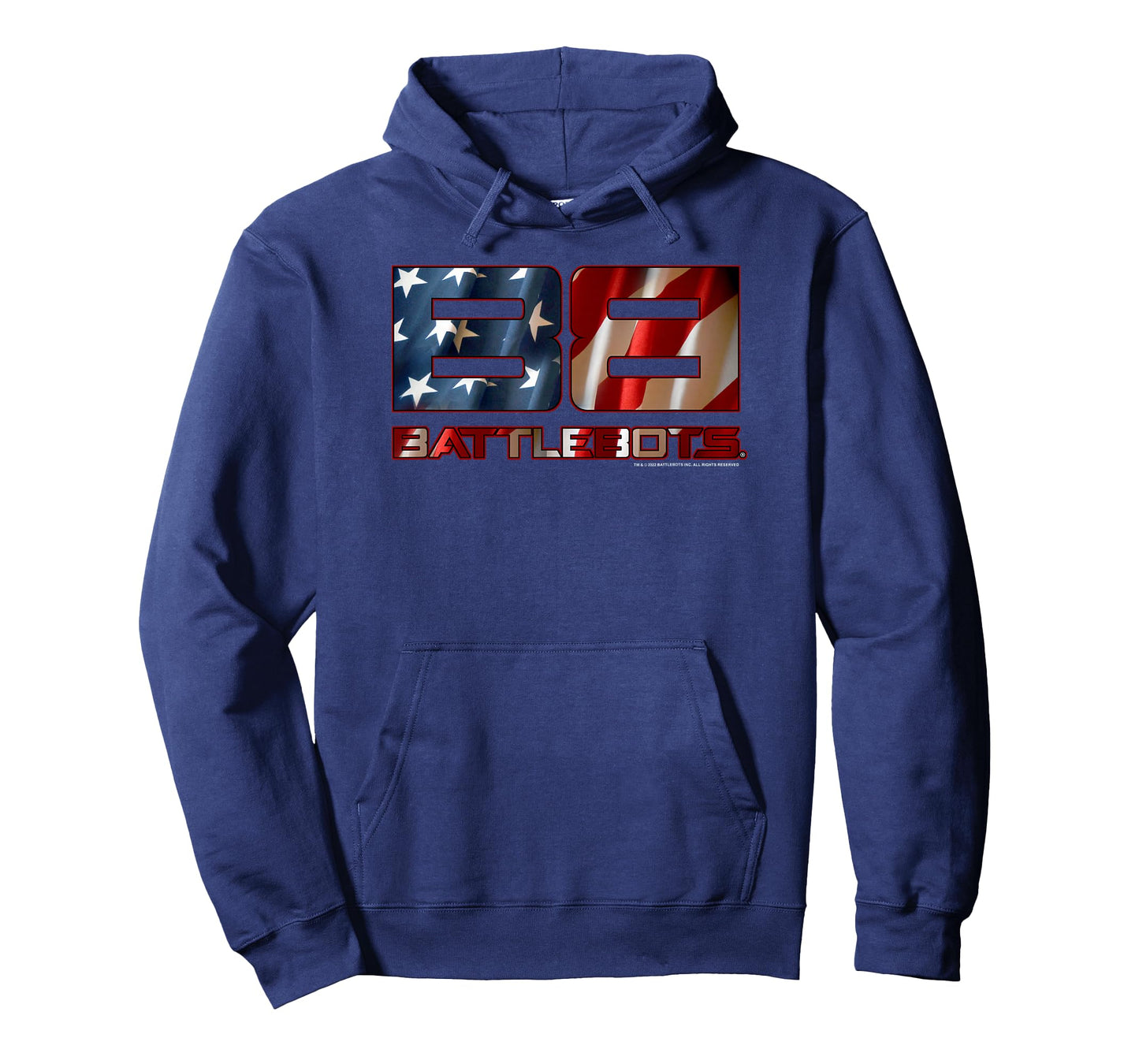 BattleBots Logo American Flag Fill T-Shirt Small