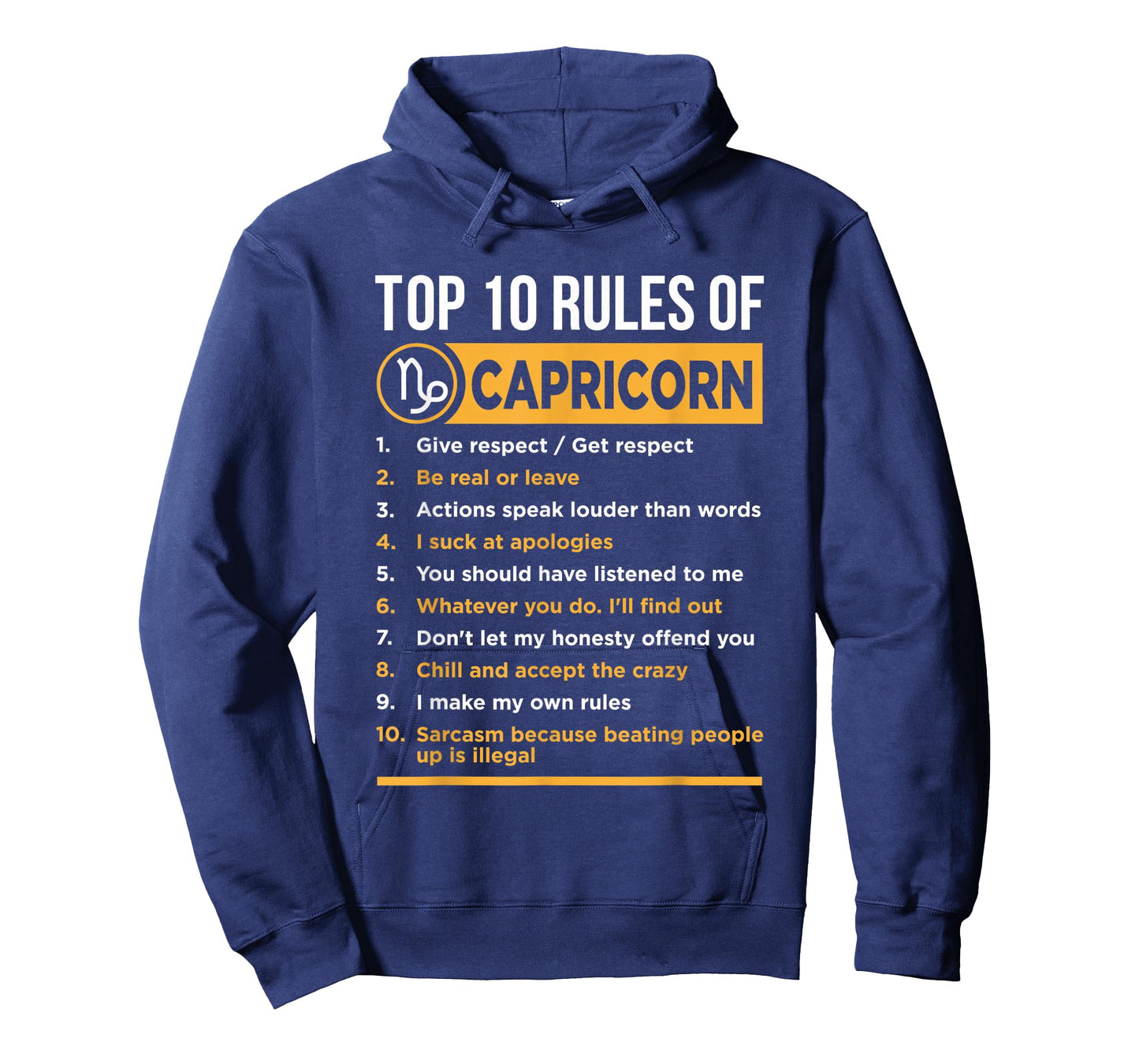 Capricorn Traits Facts Horoscope Zodiac Astrological Sign T-Shirt