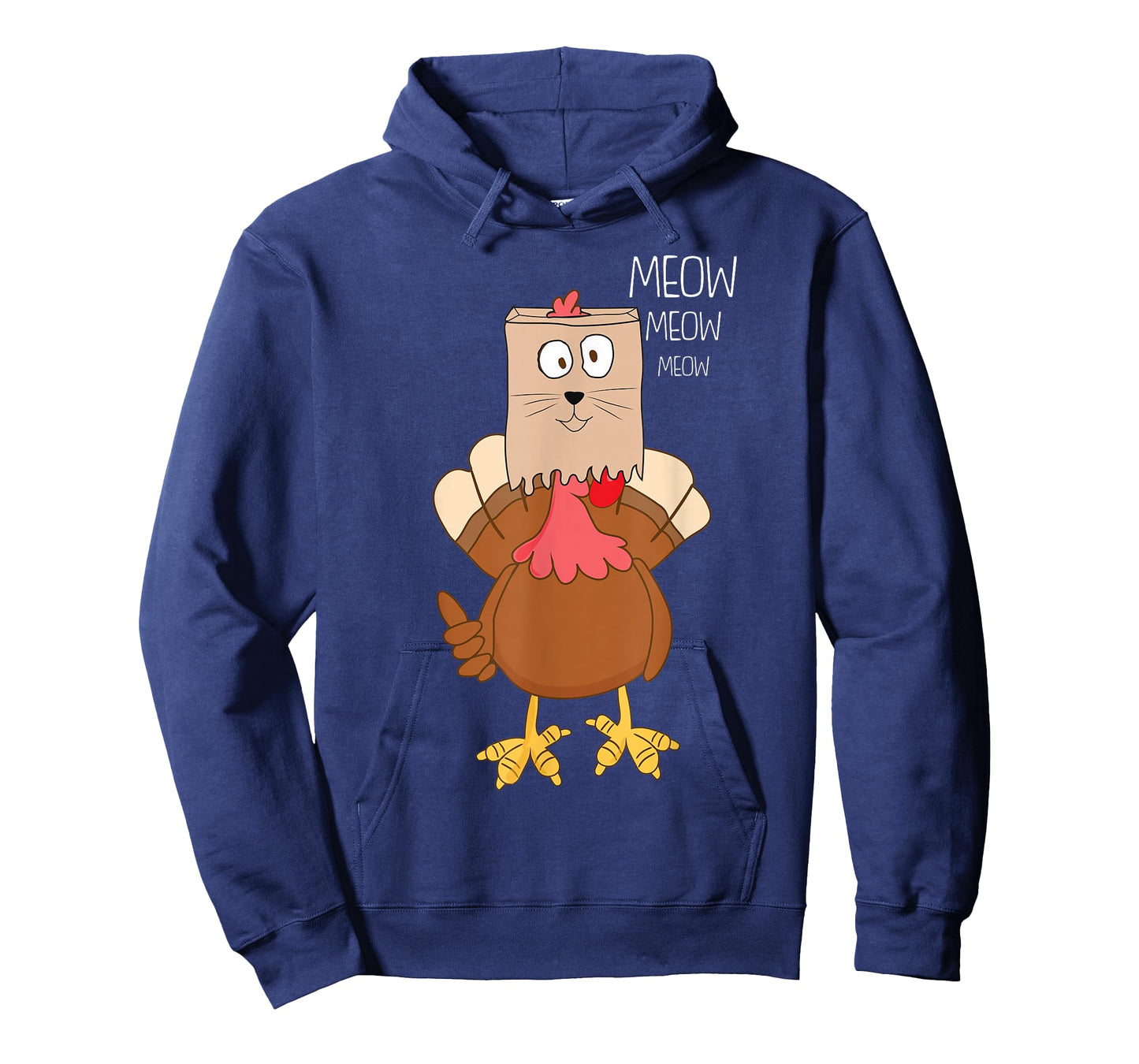 Meow Meow Funny Turkey Thanksgiving T-Shirt