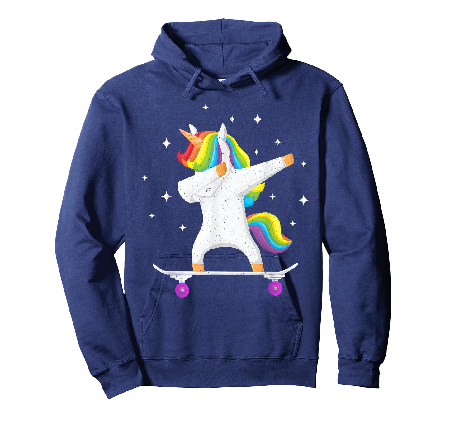 Skateboarding Colorful Unicorn on Skateboard Gift Skater T-Shirt