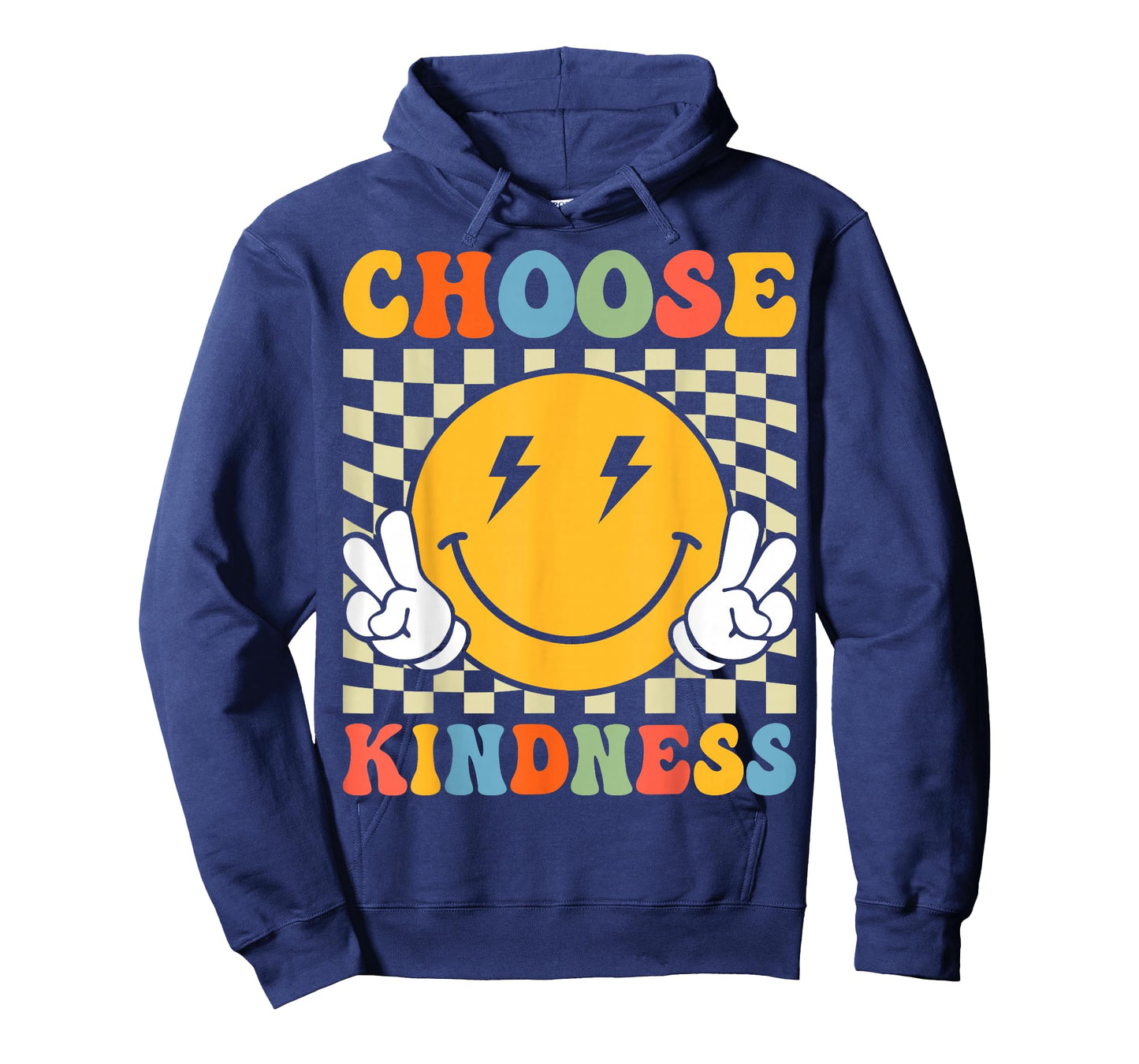 Choose Kindness Retro Groovy Be Kind Inspirational Kids T-Shirt