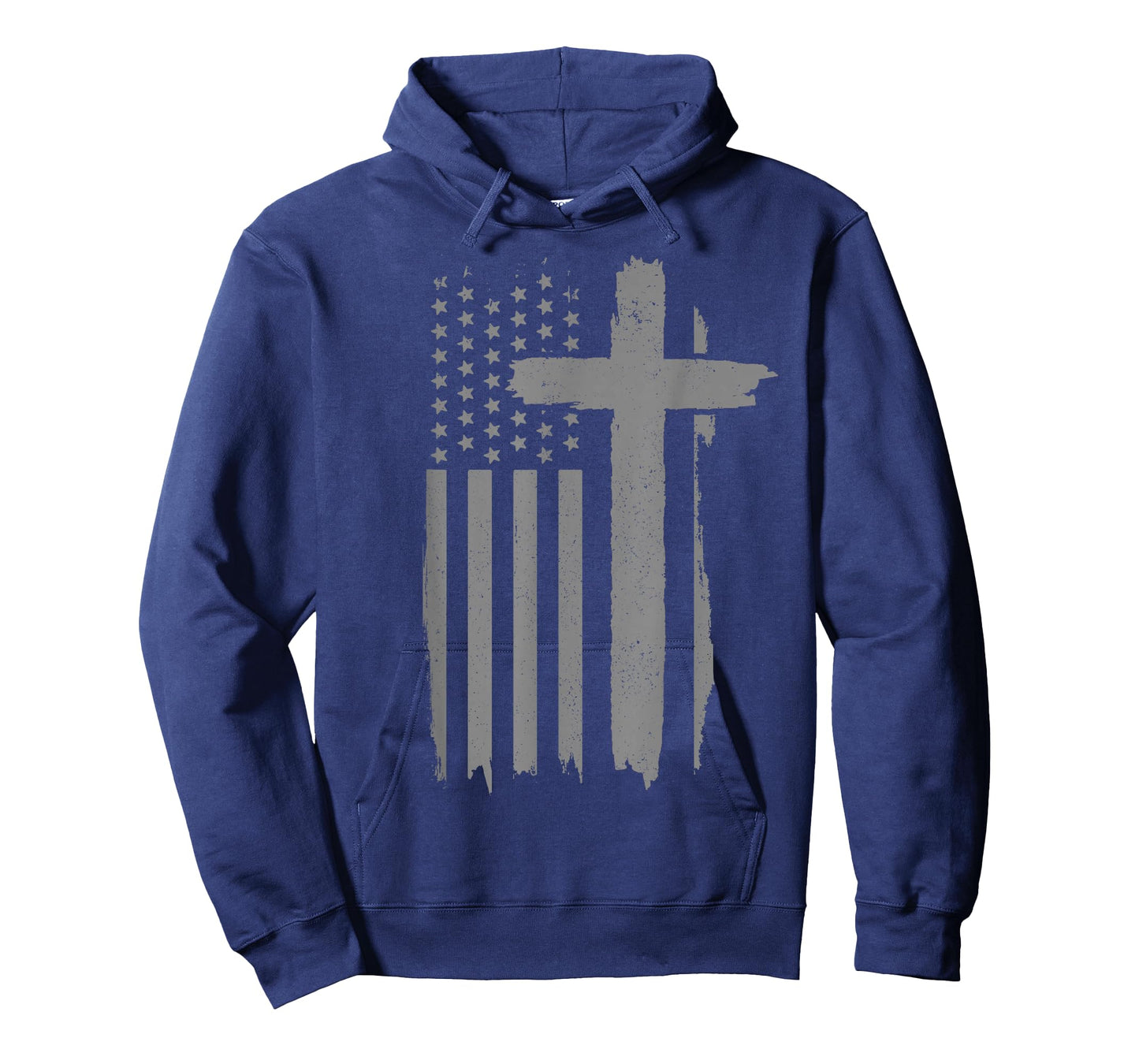 Patriotic Christian American Flag Cross Jesus Religious T-Shirt