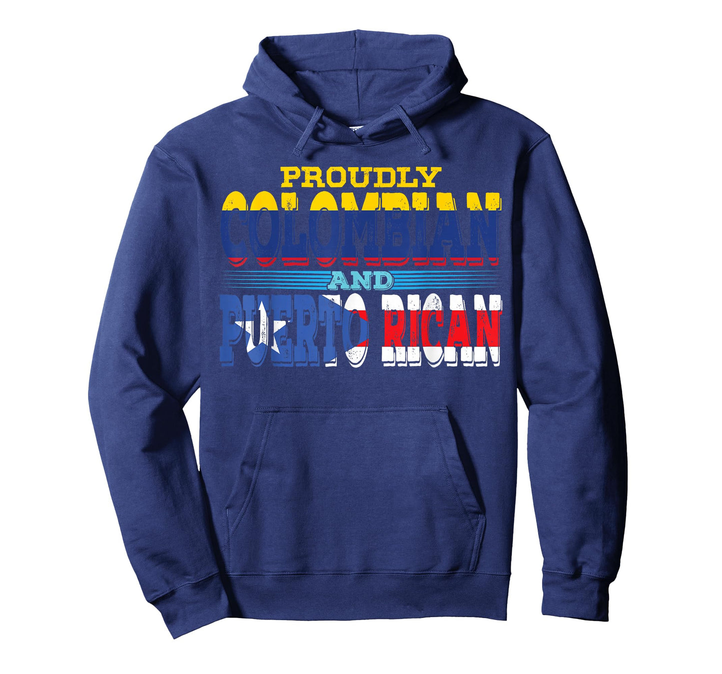 Puerto Rico Colombia Flag Half Puerto Rican Half Colombian T-Shirt