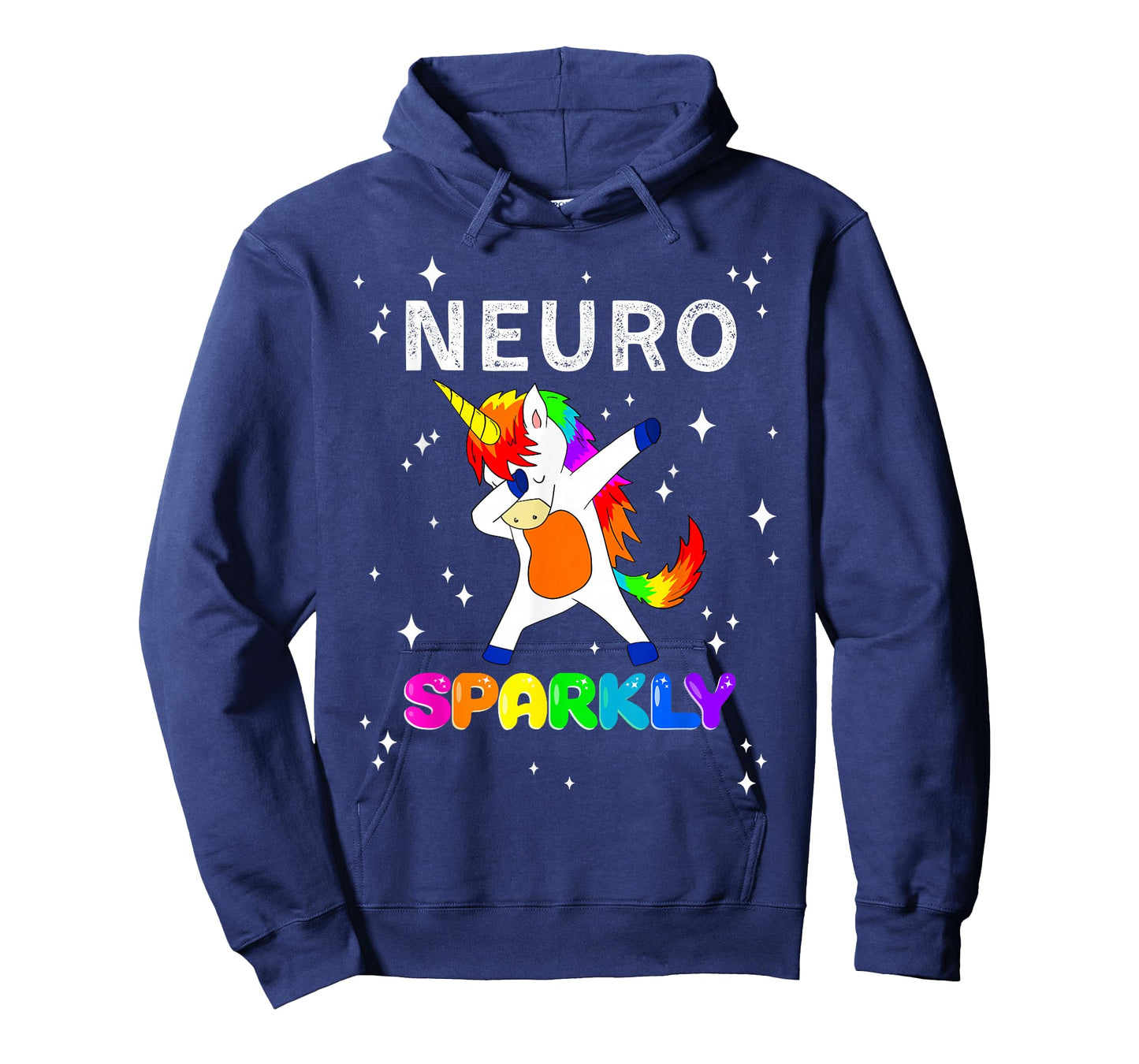 Neurodivergent Neurosparkly Neurodivergence Unicorn ADHD ASD T-Shirt
