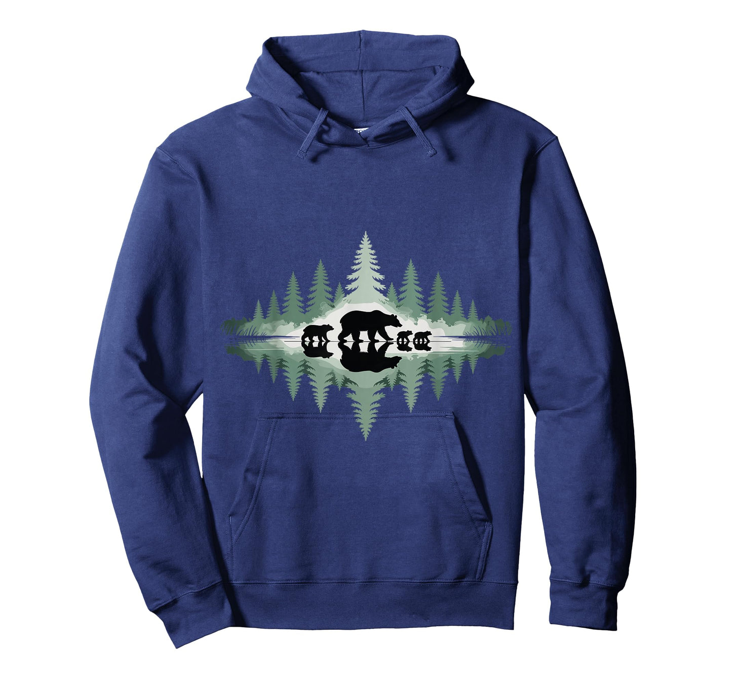 Trees Reflection Wildlife Outdoor Nature Animal Bear Forest T-Shirt