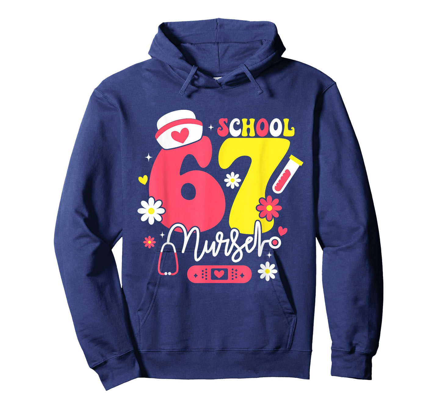 67 Meme Funny School Nurse Nursing Six Seven T-Shirt