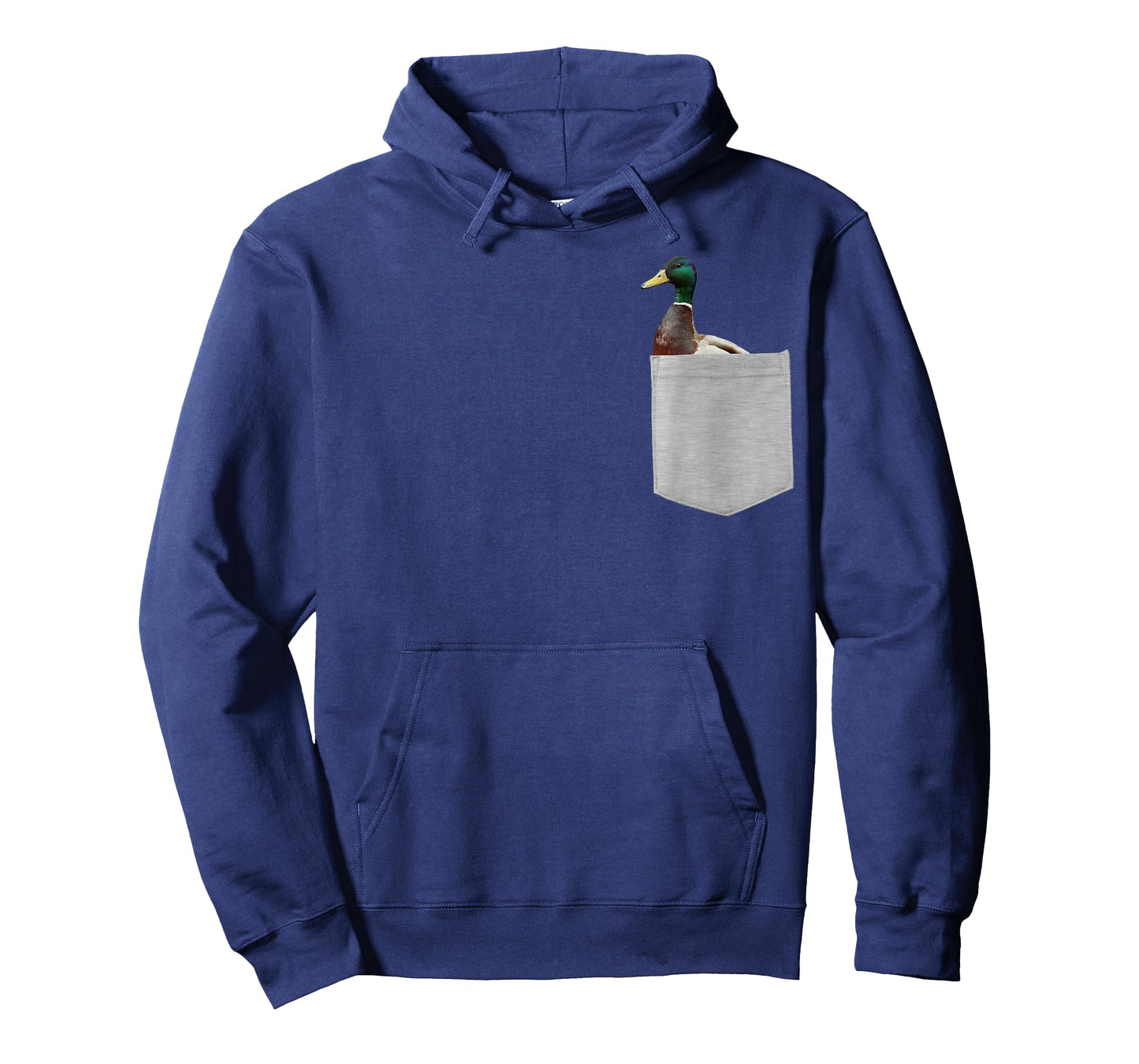 Animal in Your Pocket Funny Mallard Duck peeking out T-Shirt