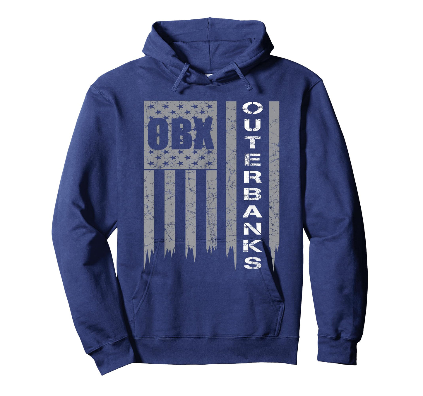 USA Flag OBX T-Shirt for The Outer Banks in North Carolina T-Shirt