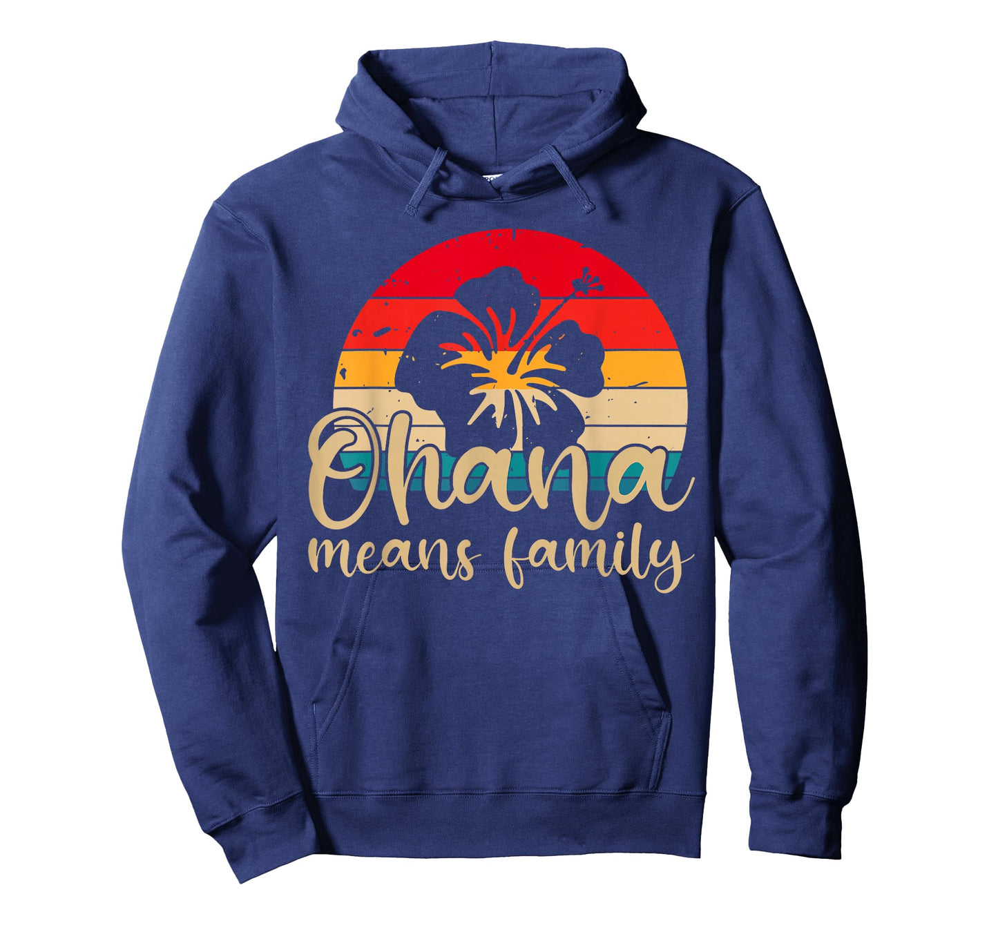 Women Hawaiian Ohana Means Family Summer Beach Aloha T-Shirt