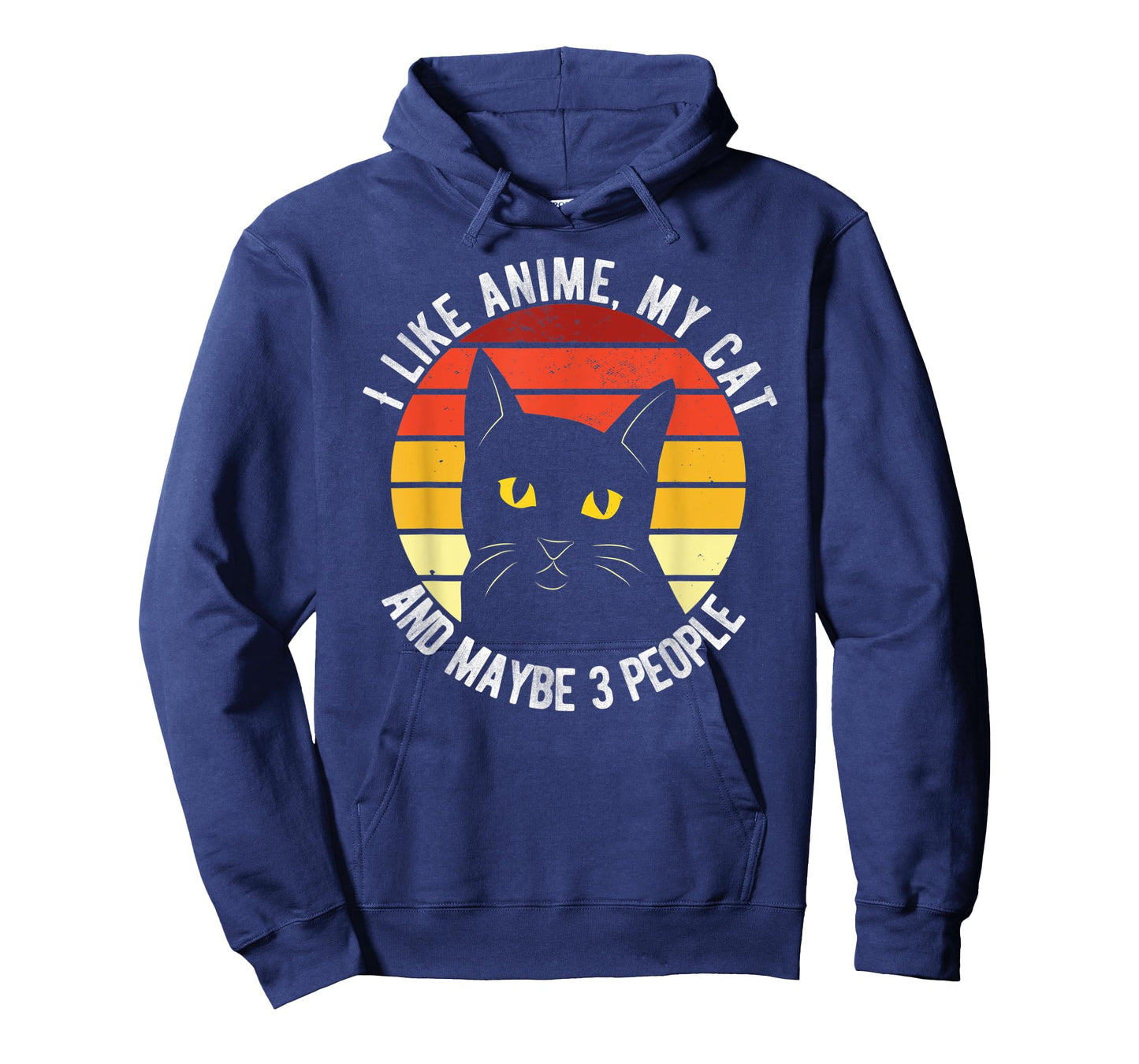 I Like Anime My Cat And Maybe 3 People Funny Men Women T-Shirt
