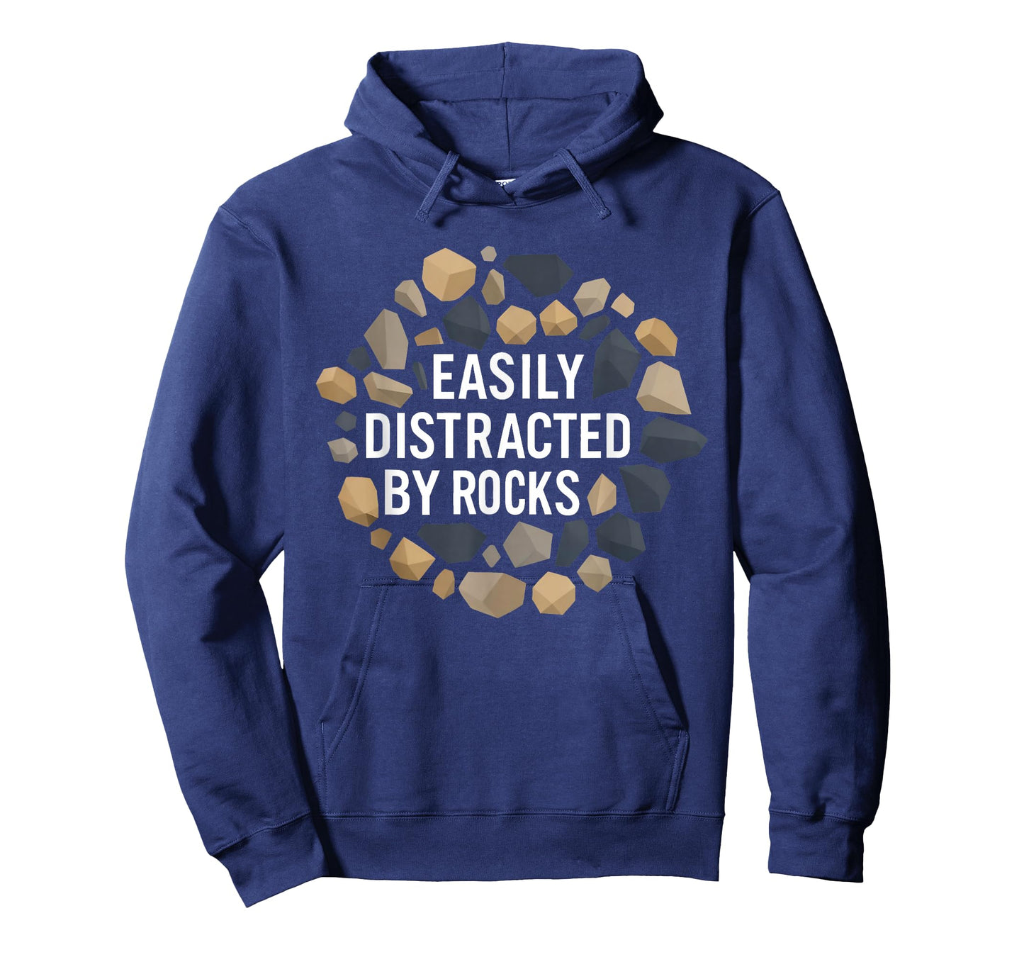 Easily Distracted by Rocks Funny Geology Rock Collecting T-Shirt