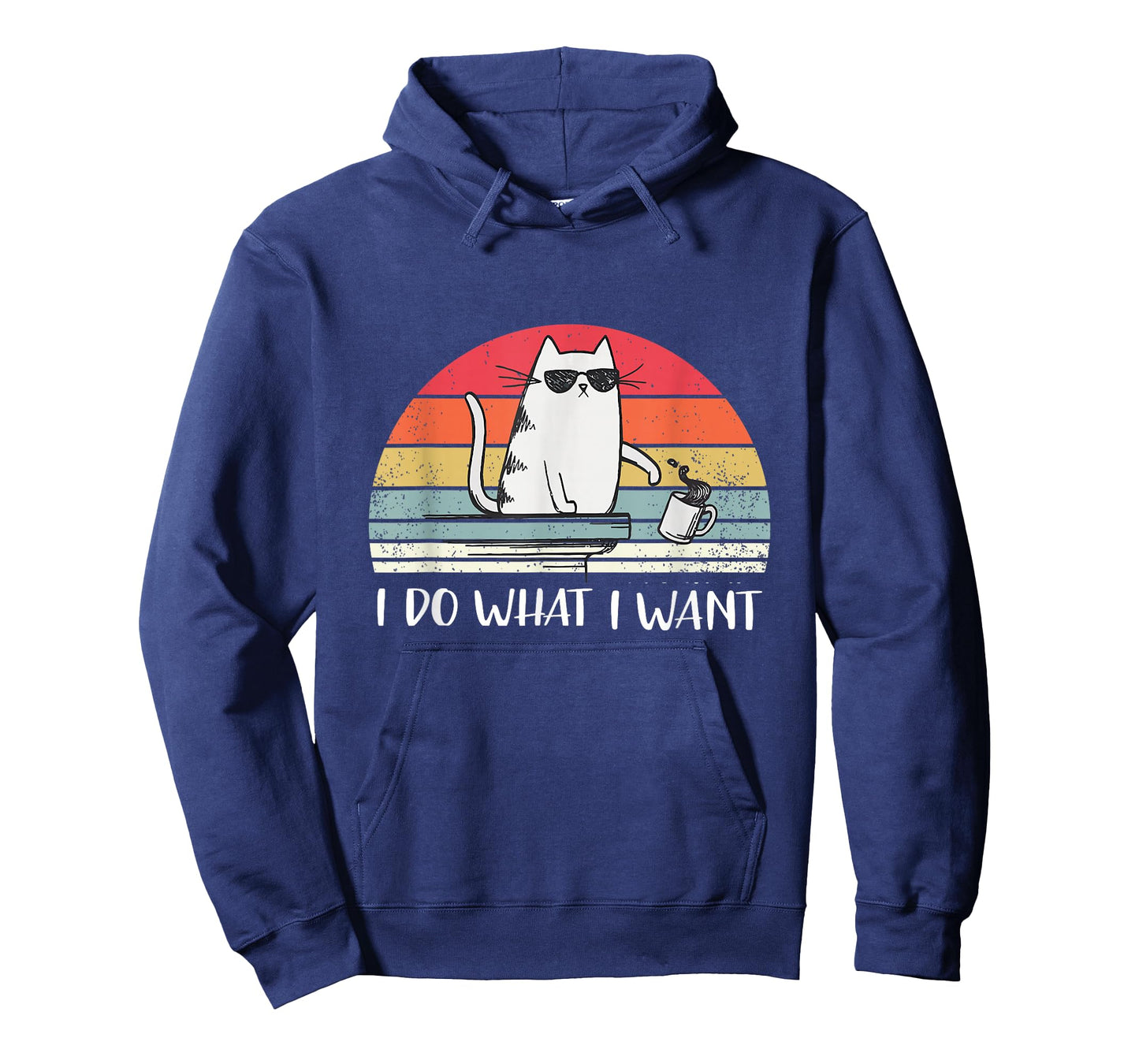 I do What I Want Funny Black cat Lovers T-Shirt Small
