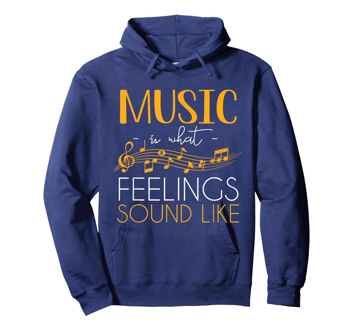 Music Is What Feelings Sound Like Music Note T-Shirt