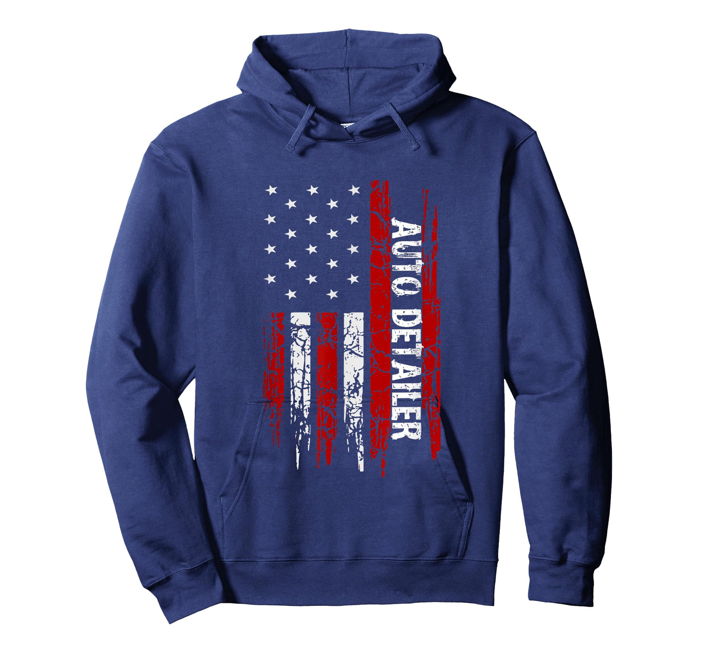 Auto Detailer USA Flag Vehicle Car Detailing T-Shirt