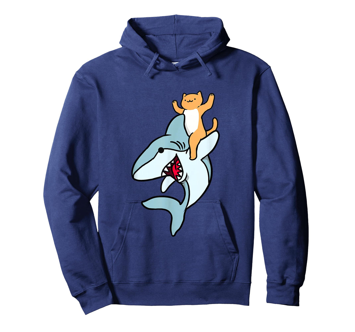 Cat Riding Shark T-Shirt