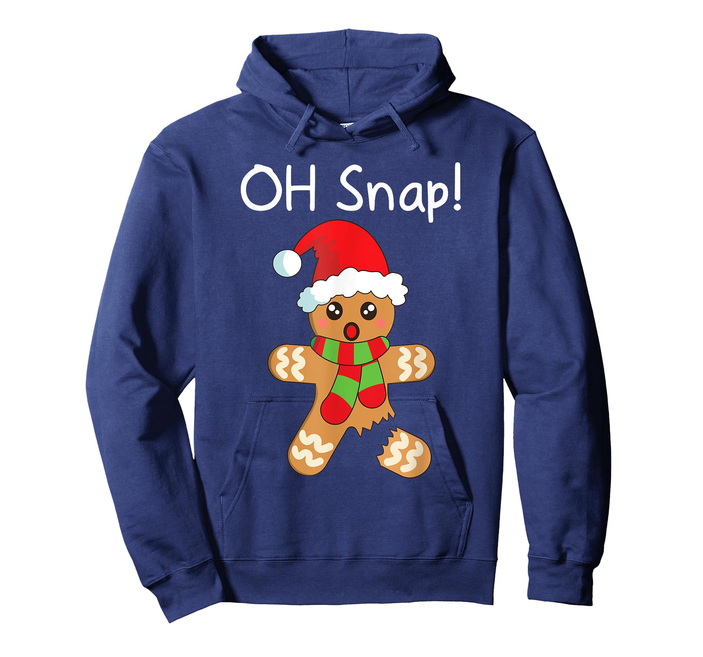 Christmas Shirt Boys Girls Funny Gingerbread Man Oh Snap T-Shirt
