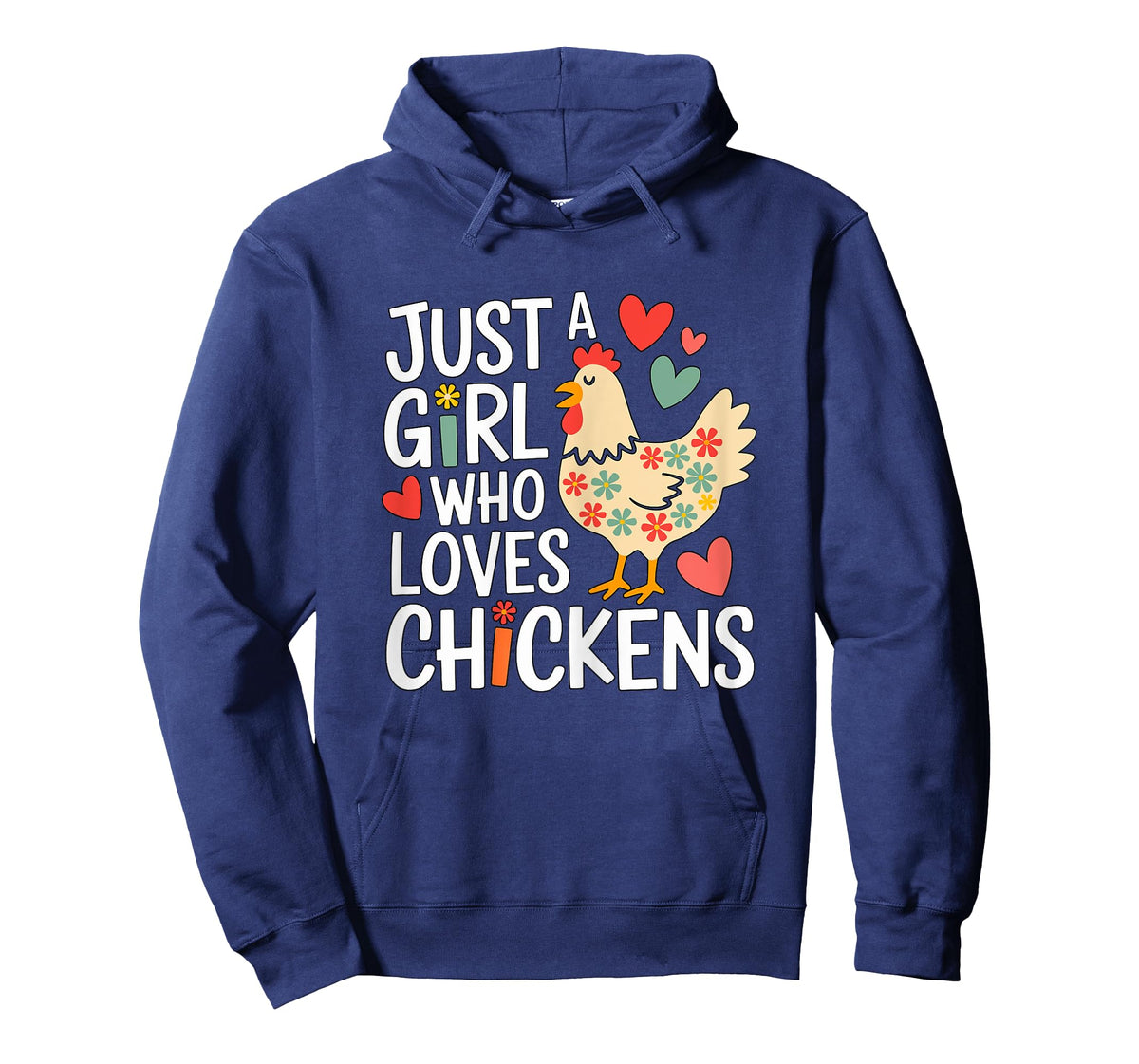 Just a Girl who loves Chickens Farmer Girl T-Shirt