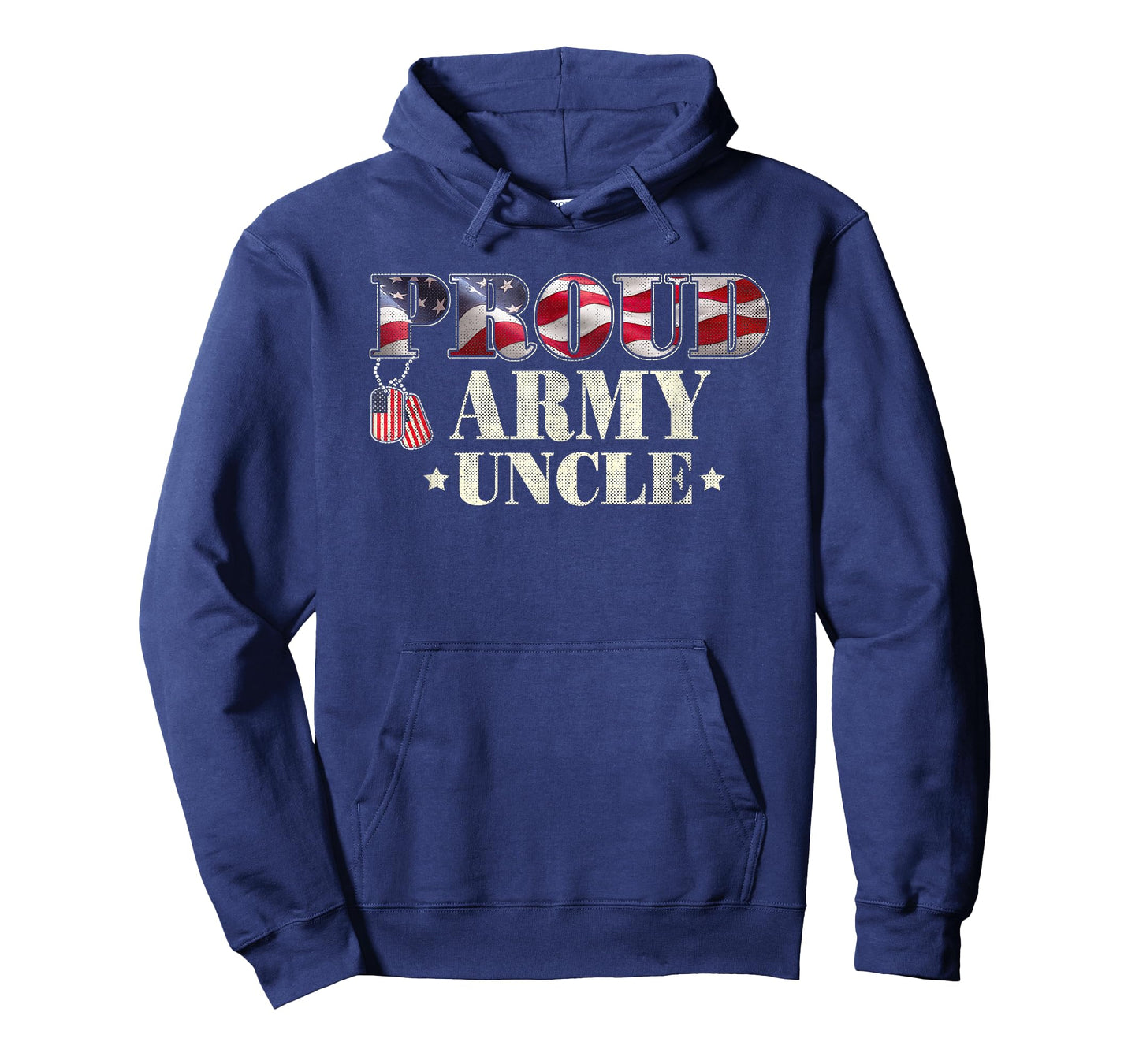 Proud US Army Uncle T shirt, USA Flag Veteran's Uncle Gift Women Men T-Shirt