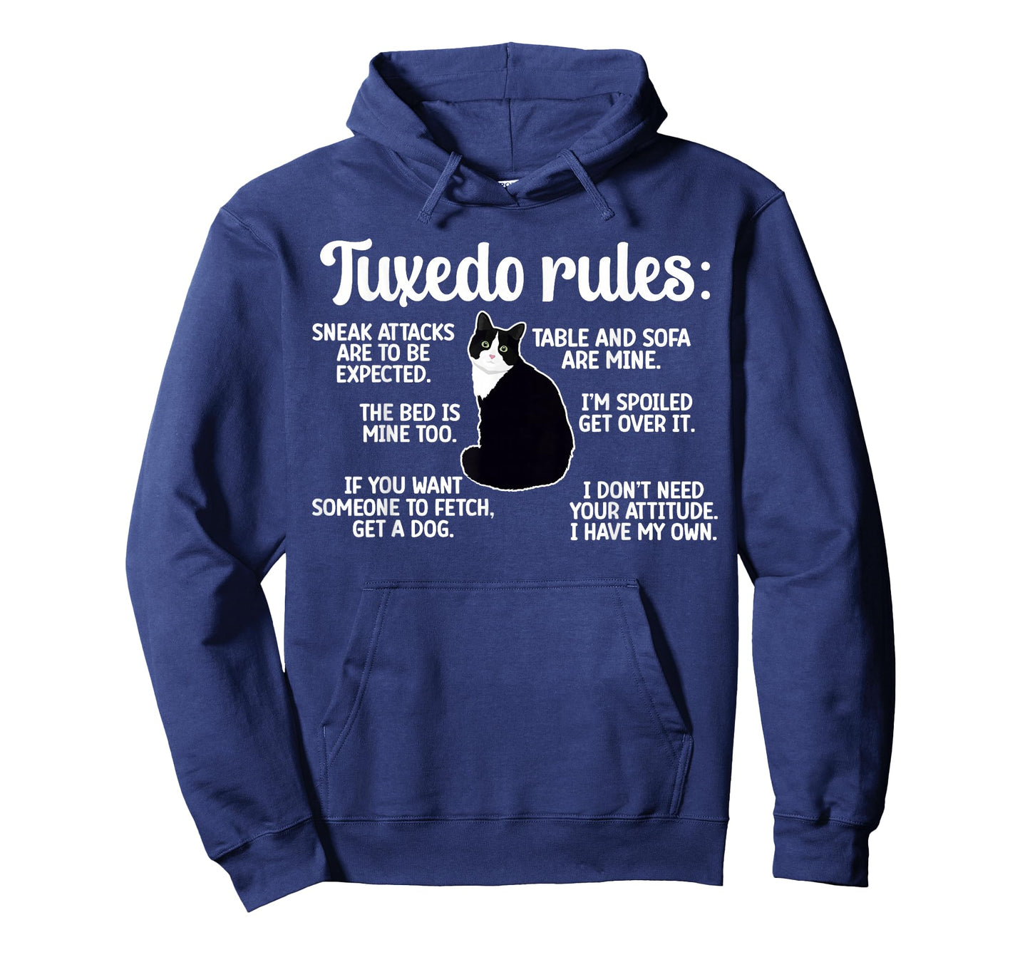 Tuxedo Cat Rules Tuxedo Cat Lover Tuxedo Cat Owner T-Shirt