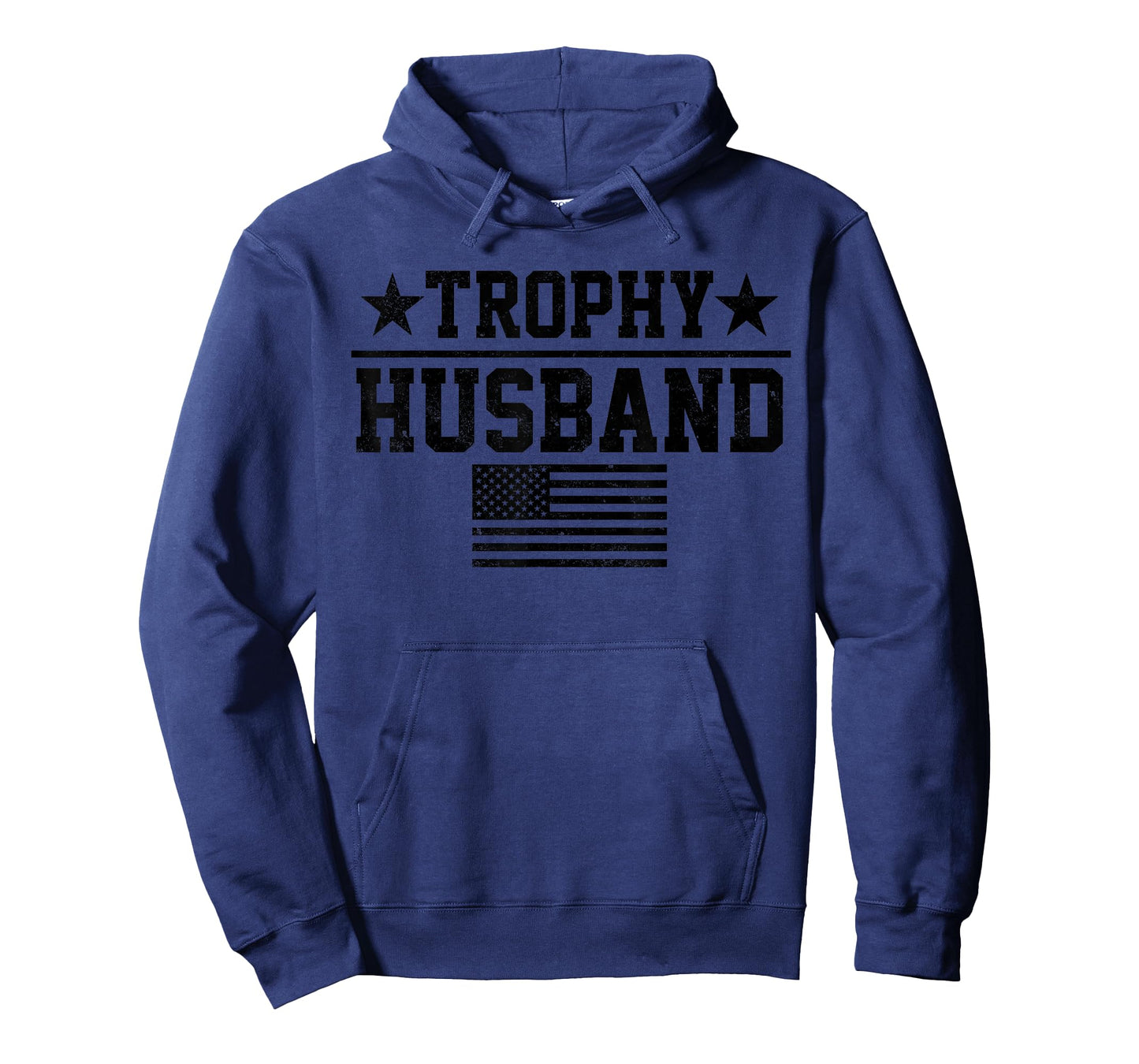 Trophy Husband - American Flag - Fathers Day Tee Mens T-Shirt