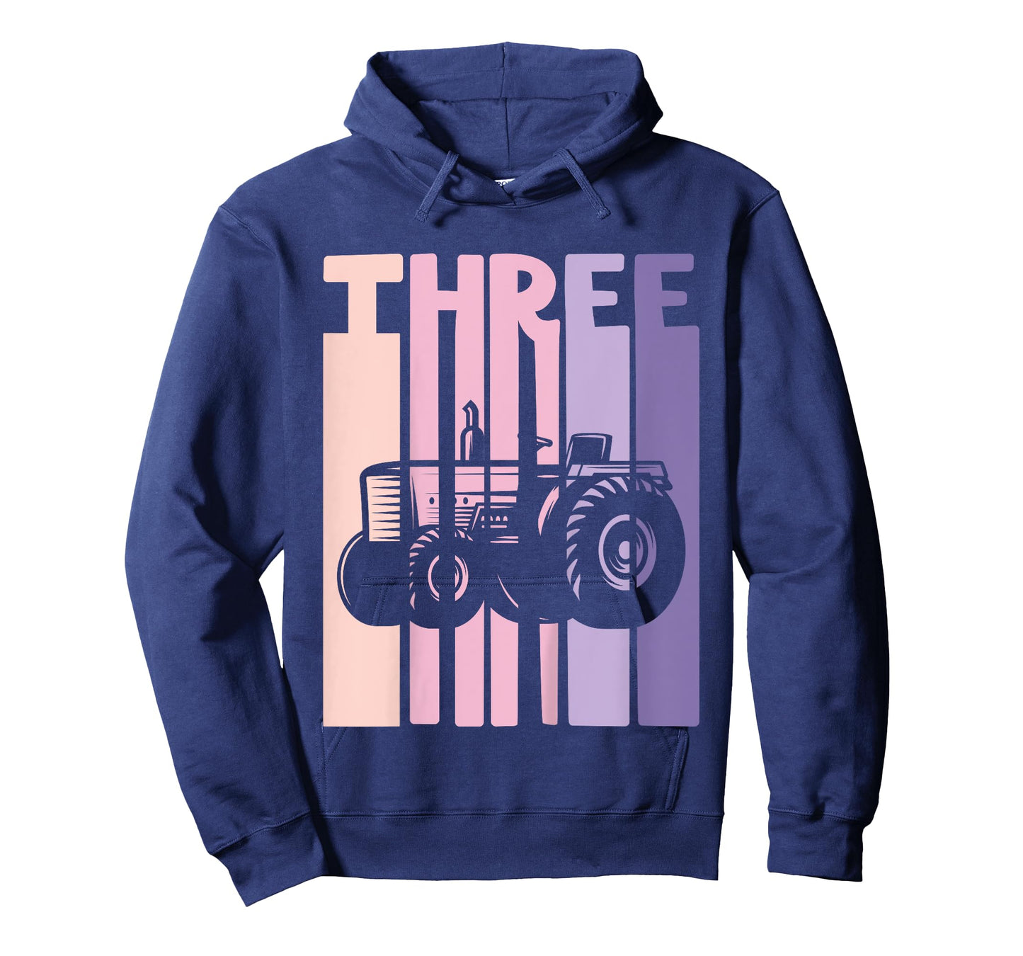 3rd Birthday Retro Farm Tractor Theme Farmer Girl 3 years T-Shirt
