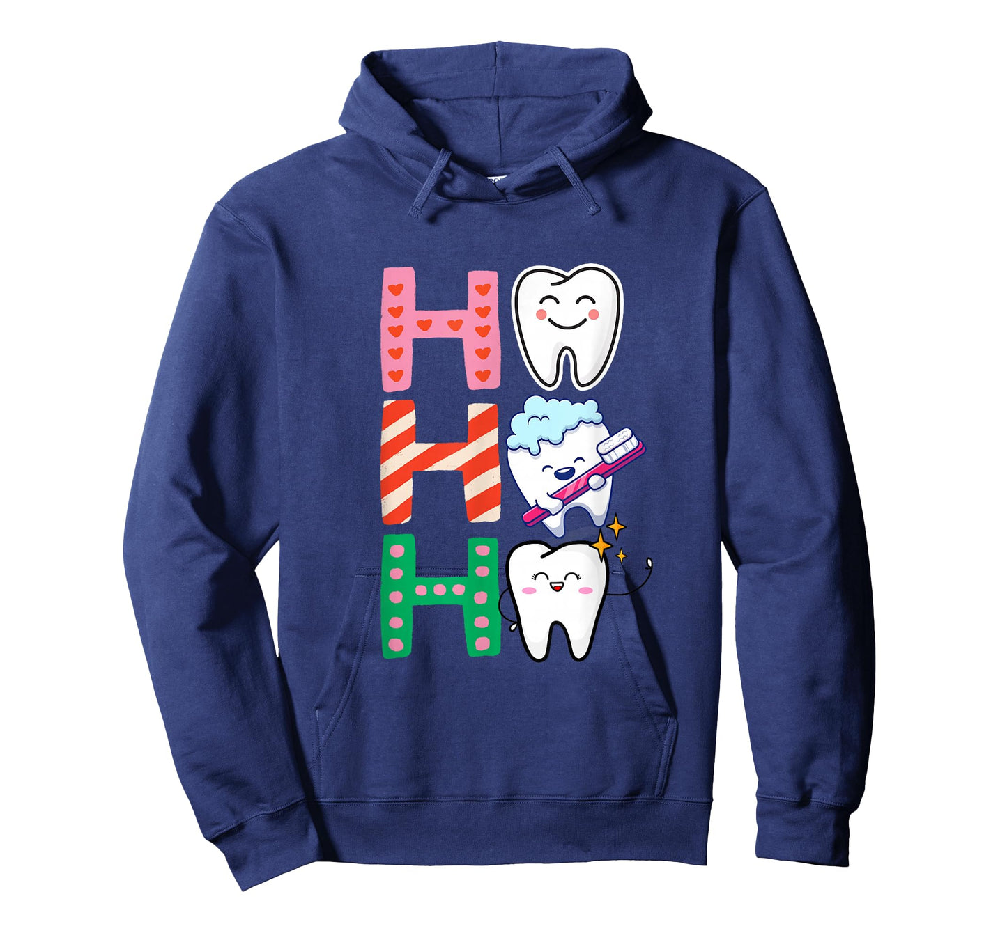 Funny Tooth Christmas Dentist Xmas Dental Assistant Ho Ho Ho T-Shirt