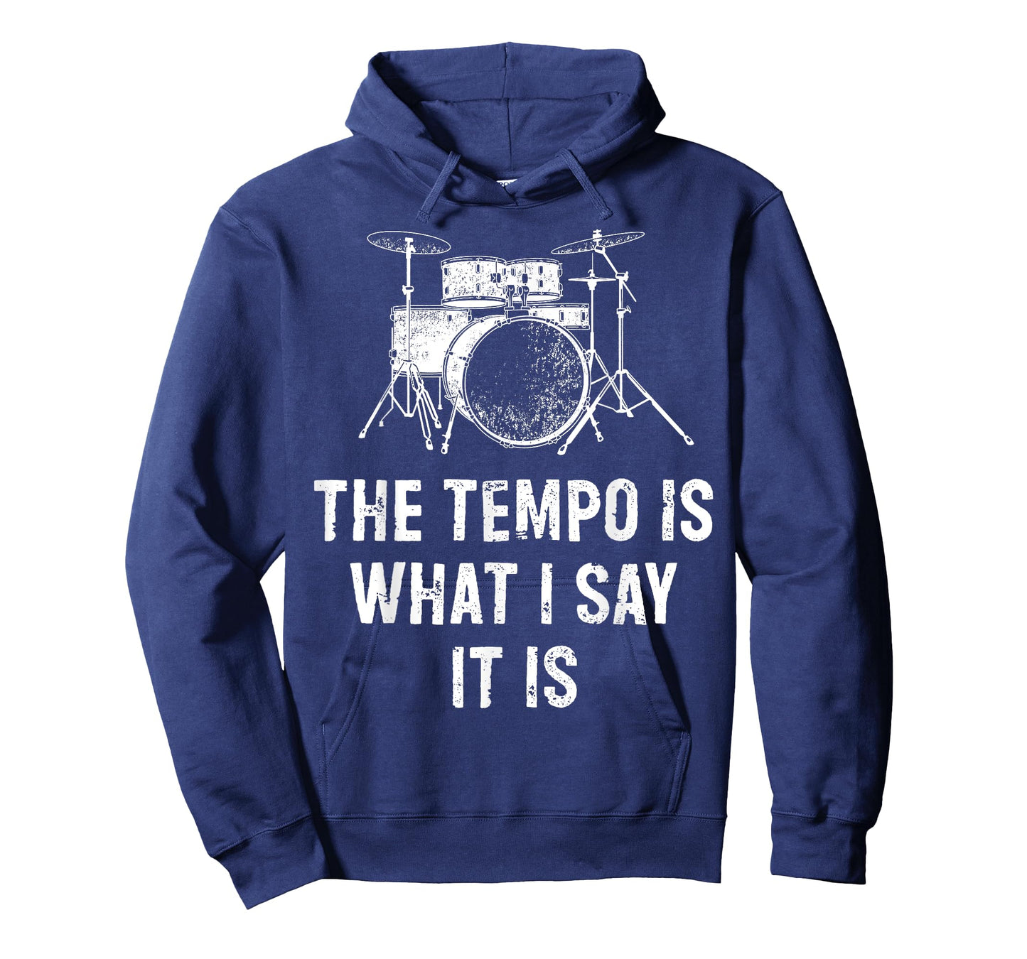 The Tempo Is What I Say It Is Funny Drummer T-Shirt