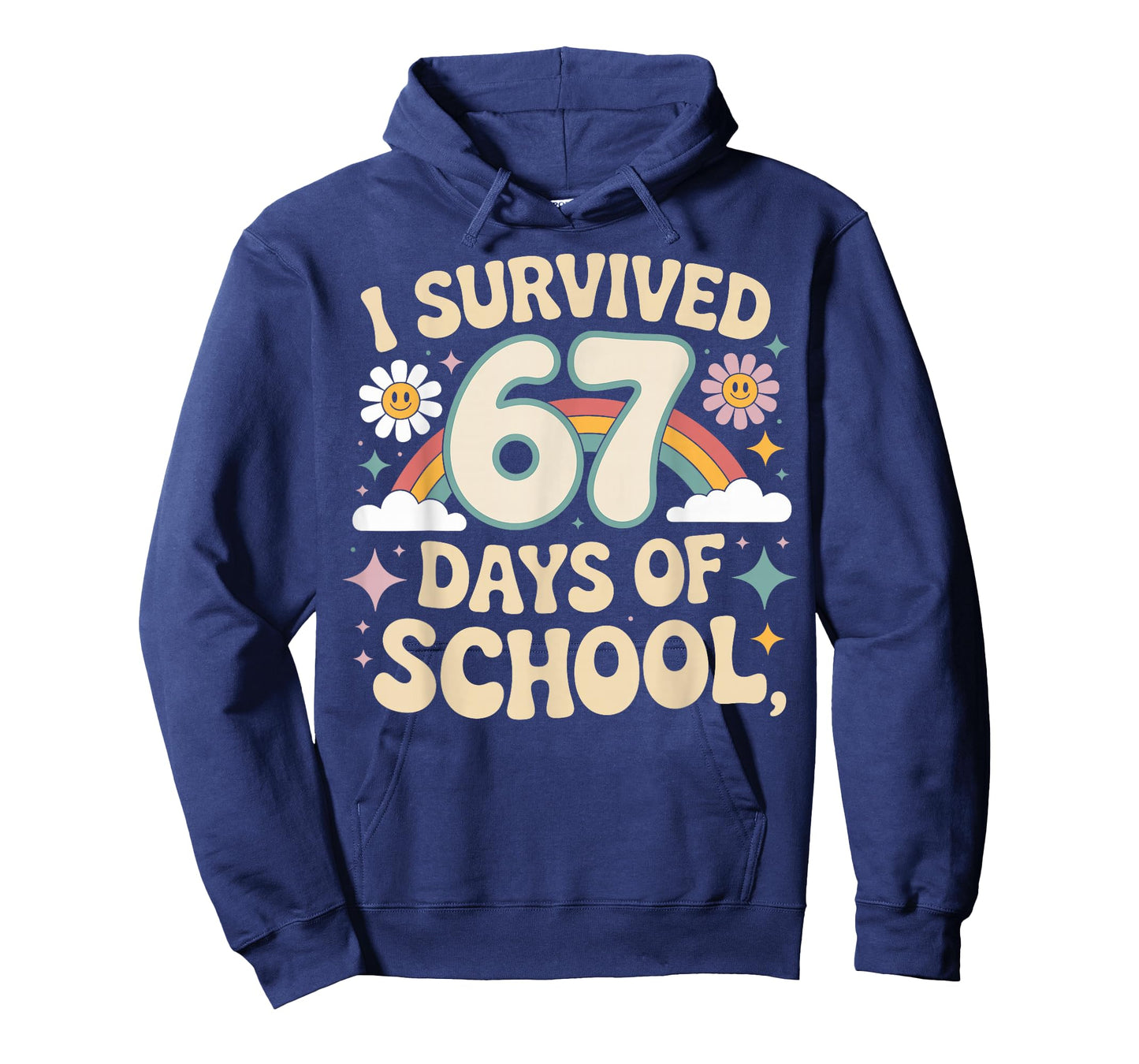 I Survived 67 Days of School Funny Teacher and Student T-Shirt