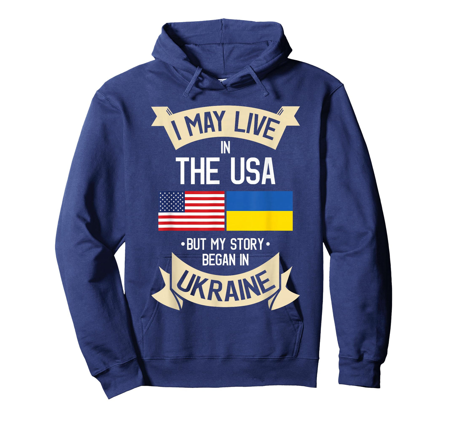 Ukrainian American Flag Love Support Ukrainians Ukraine T-Shirt