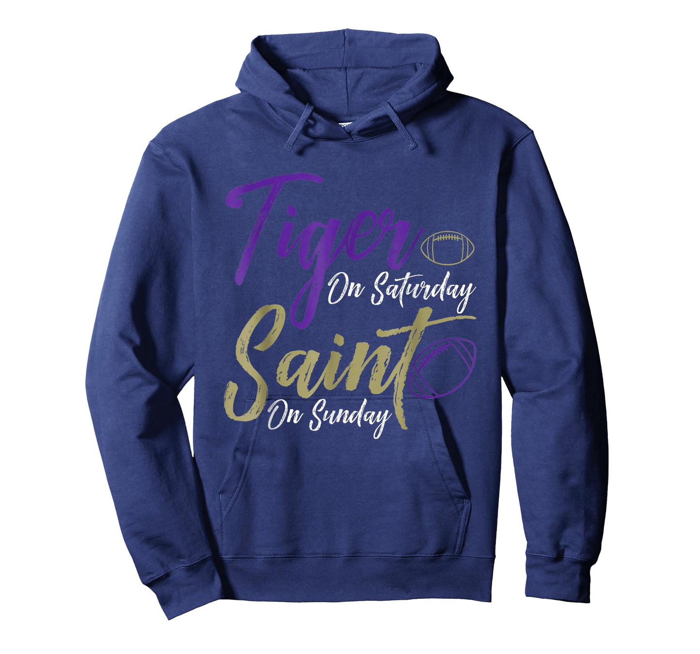 Tiger On Saturday Saint On Sunday Funny Fans T-Shirt