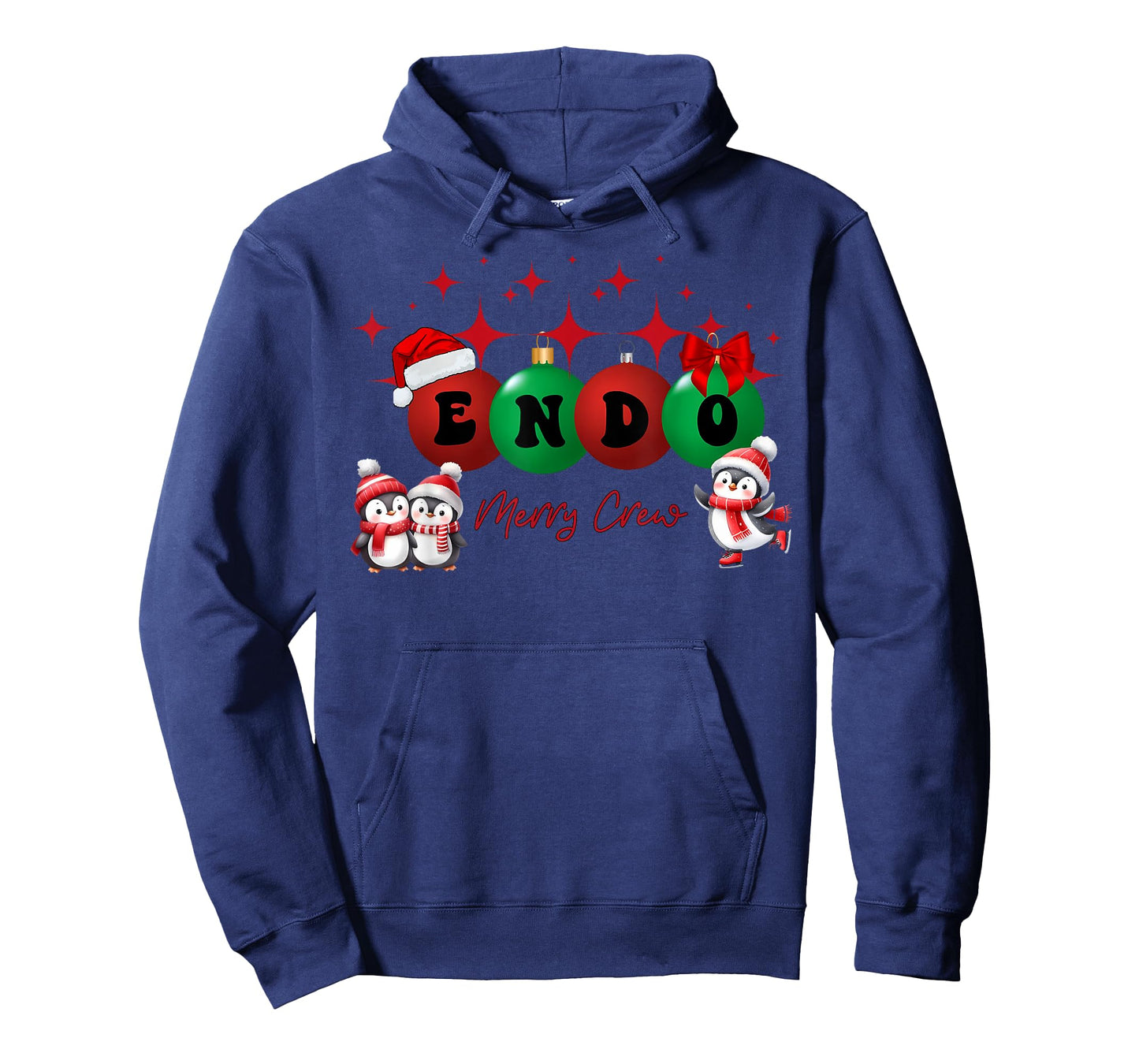 Christmas Endo Crew Endoscopy Nurse GI Colonoscopy Penguin T-Shirt