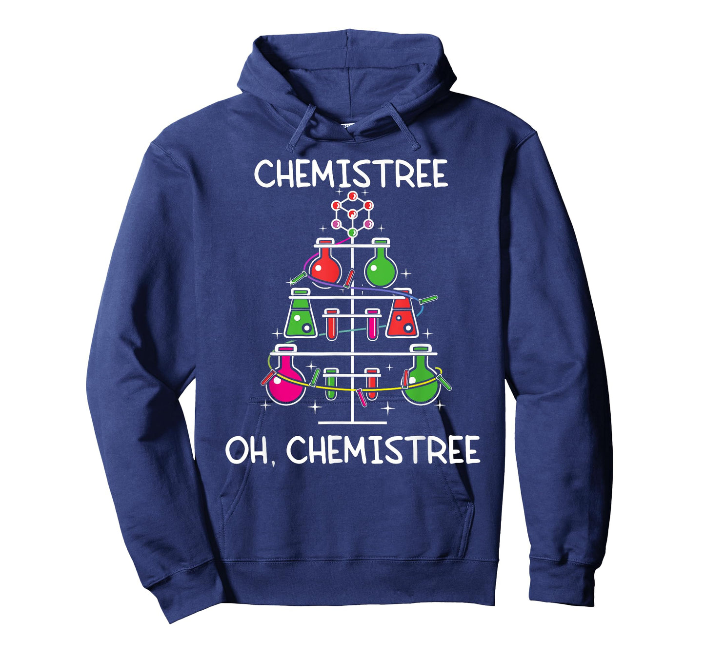 Chemistree Ugly Christmas Tree Sweater Chemistry Science Pun T-Shirt