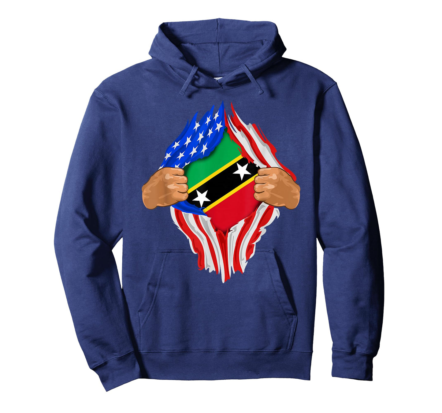Saint Kitts and Nevis Blood Inside Me T-Shirt | Flag Gift T-Shirt