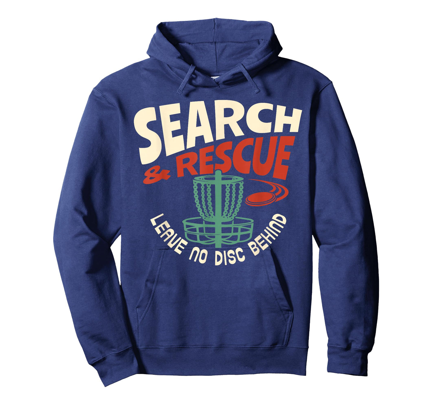 Search & Rescue Leave No Disc Behind Disc Golf Player Funny T-Shirt