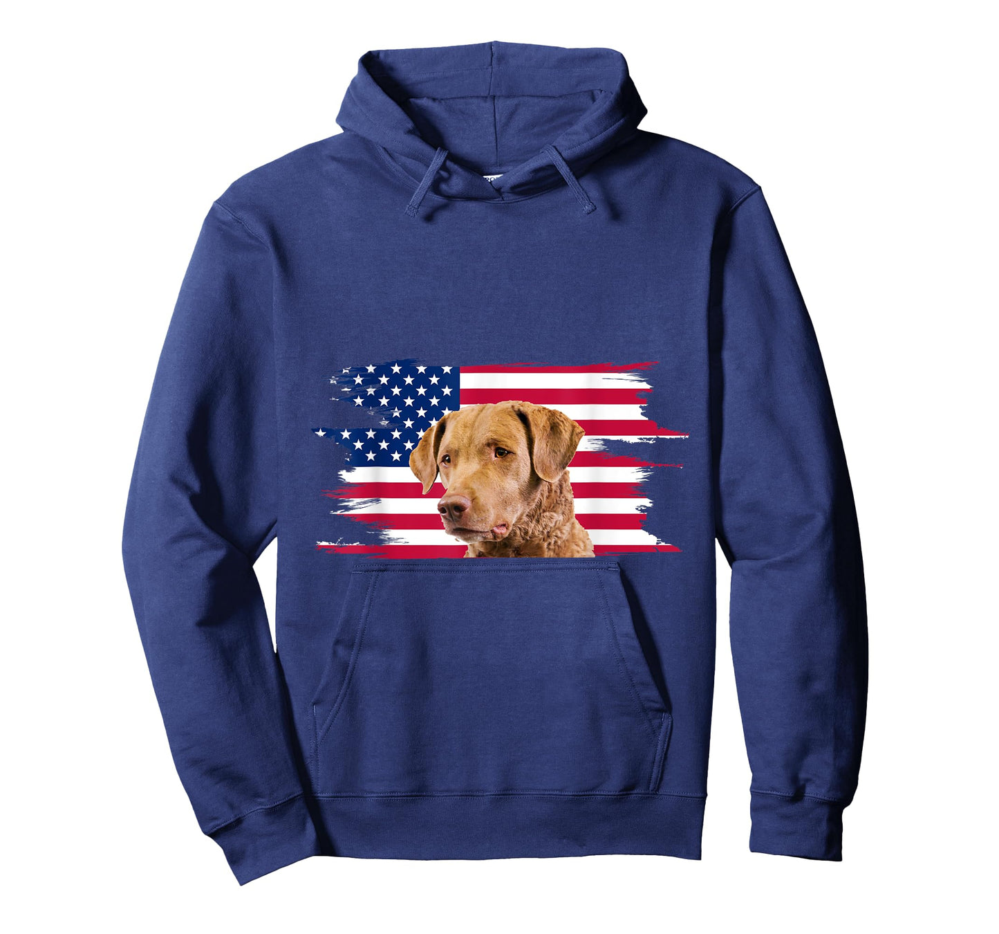 American Flag Dog Chesapeake Bay Retriever T-Shirt