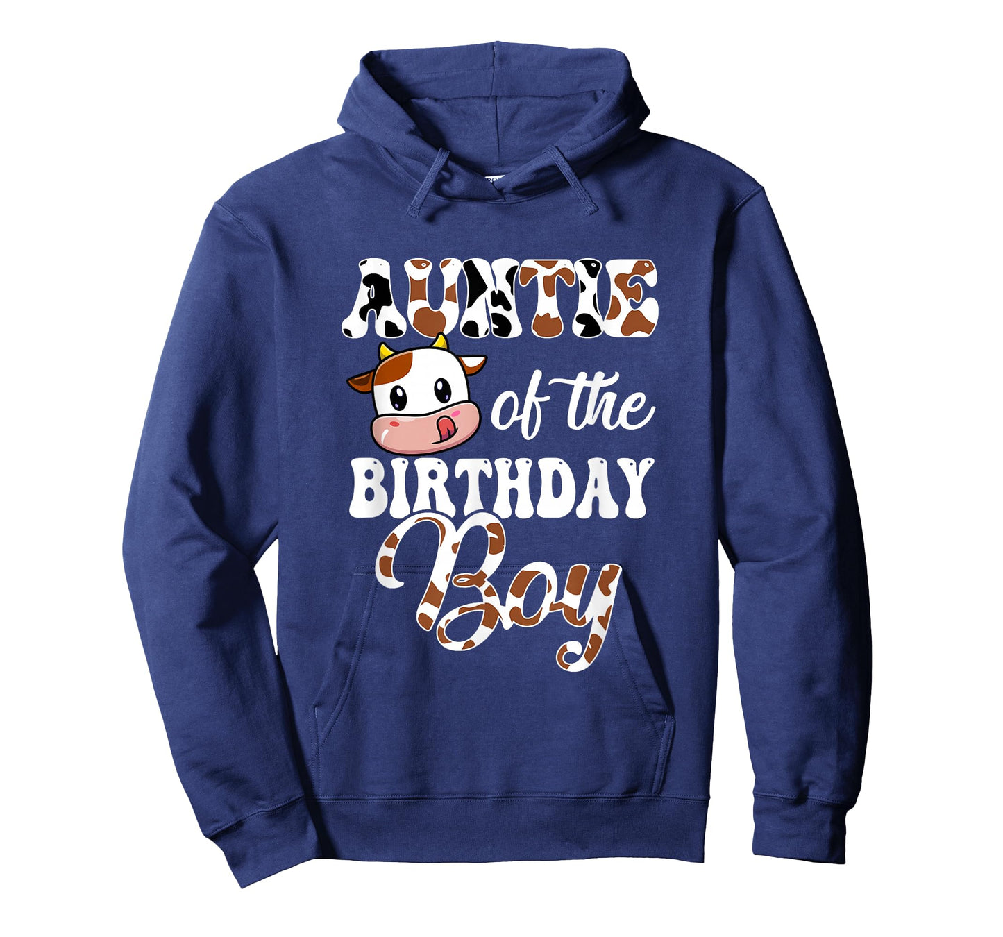 Auntie Of The Birthday Boy Cow Farm 1St Birthday Boy T-Shirt