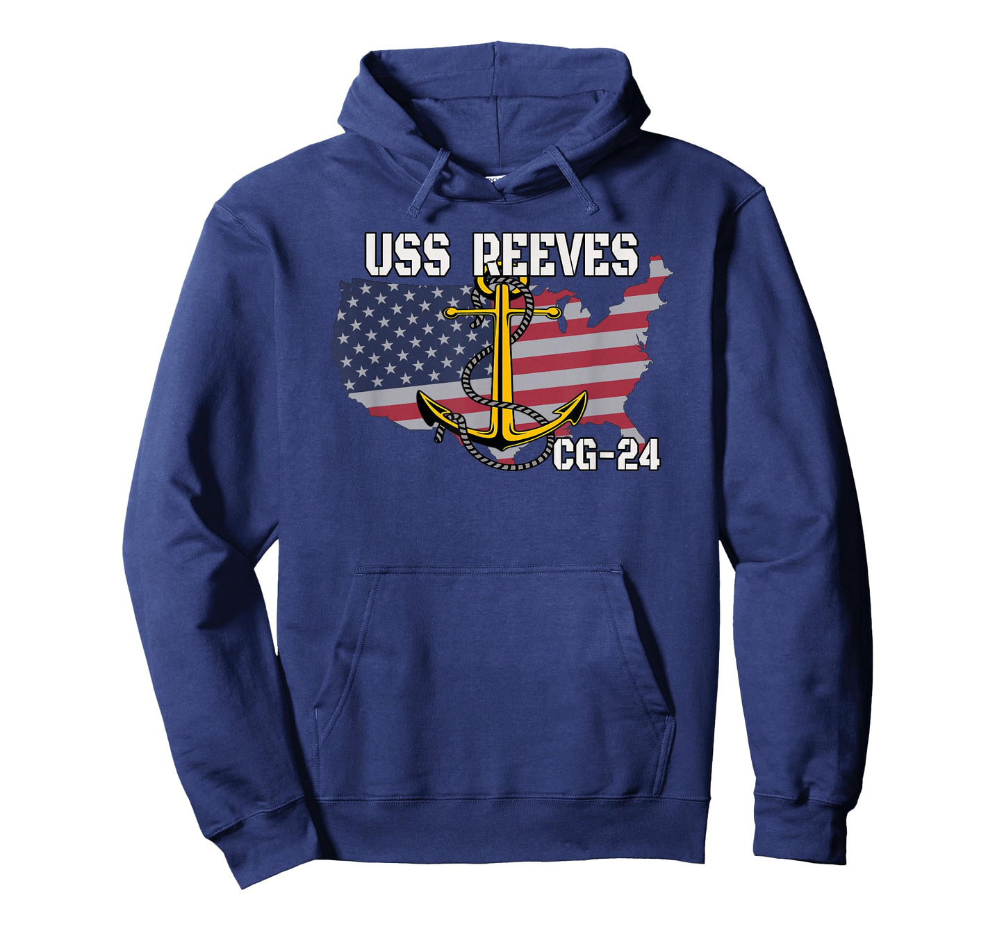 USS Reeves CG-24 Cruiser Veterans Day Son Father Grandpa Dad T-Shirt