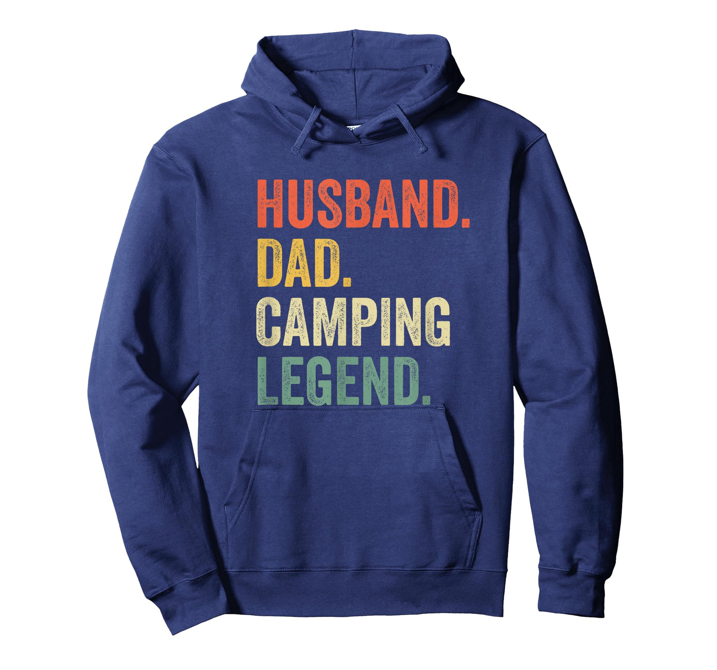 Funny Camper Husband Dad Camping Legend Vintage Father's Day T-Shirt