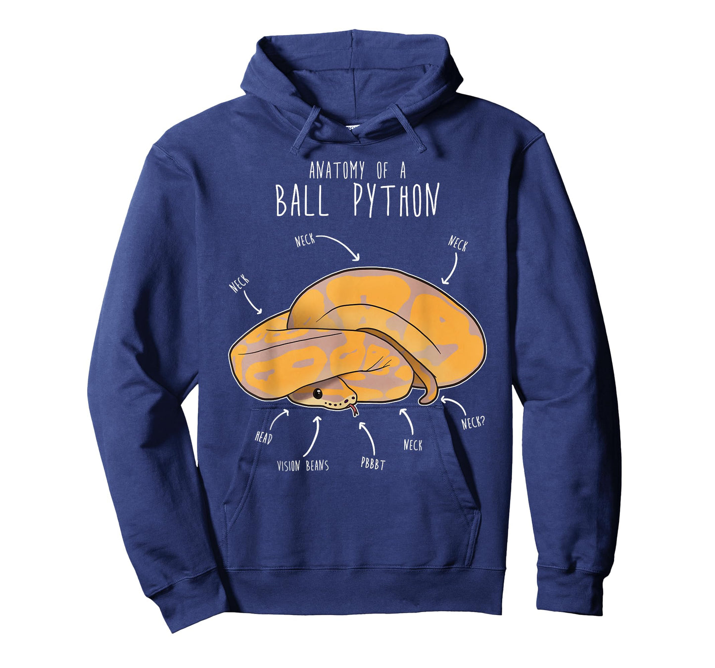 Anatomy of a Banana Ball Python, Funny Reptile Snake Lover T-Shirt