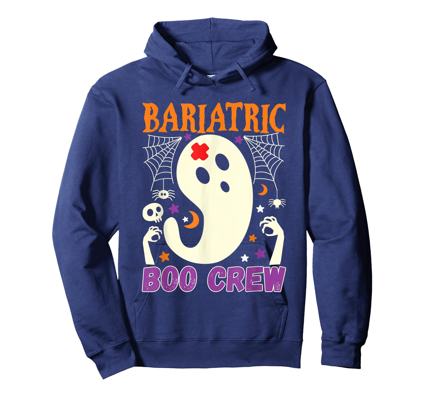 Bariatric Boo Crew Nurse Halloween Nurses Cute Ghost Women T-Shirt