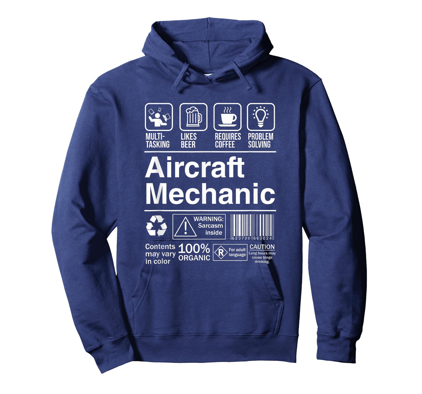 Aircraft Mechanic Product Label Funny Gift T-Shirt