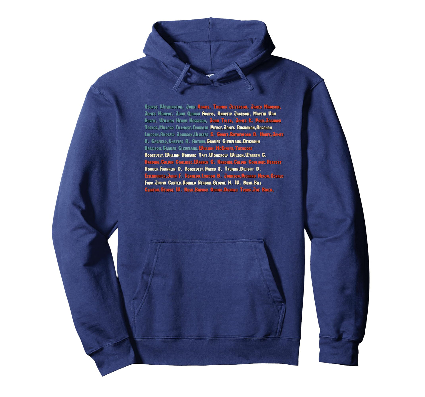 List of Presidents of the United States T-Shirt