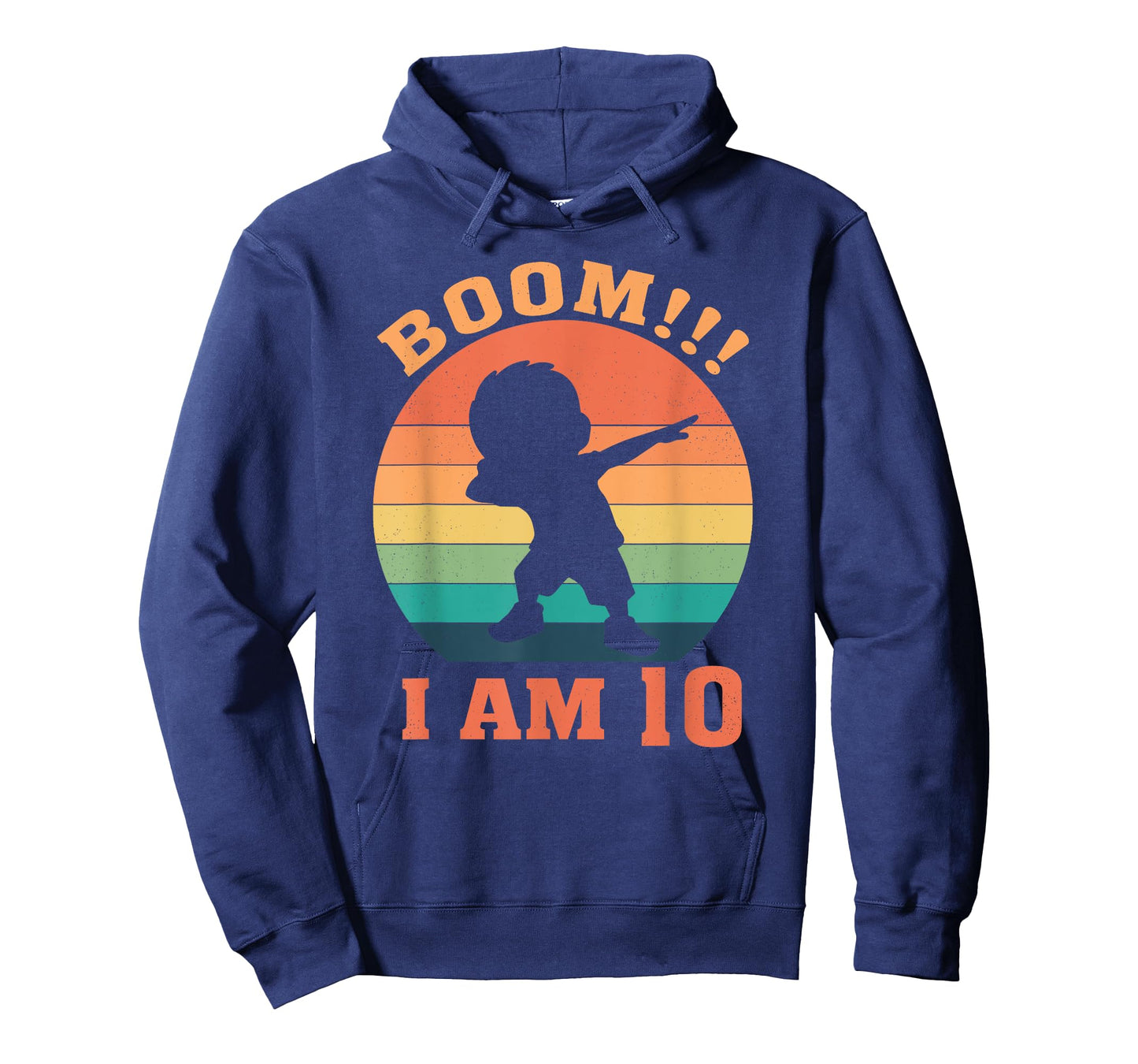 Boom I'm 10 Years Old 10th Birthday Party Dabbing Kids T-Shirt