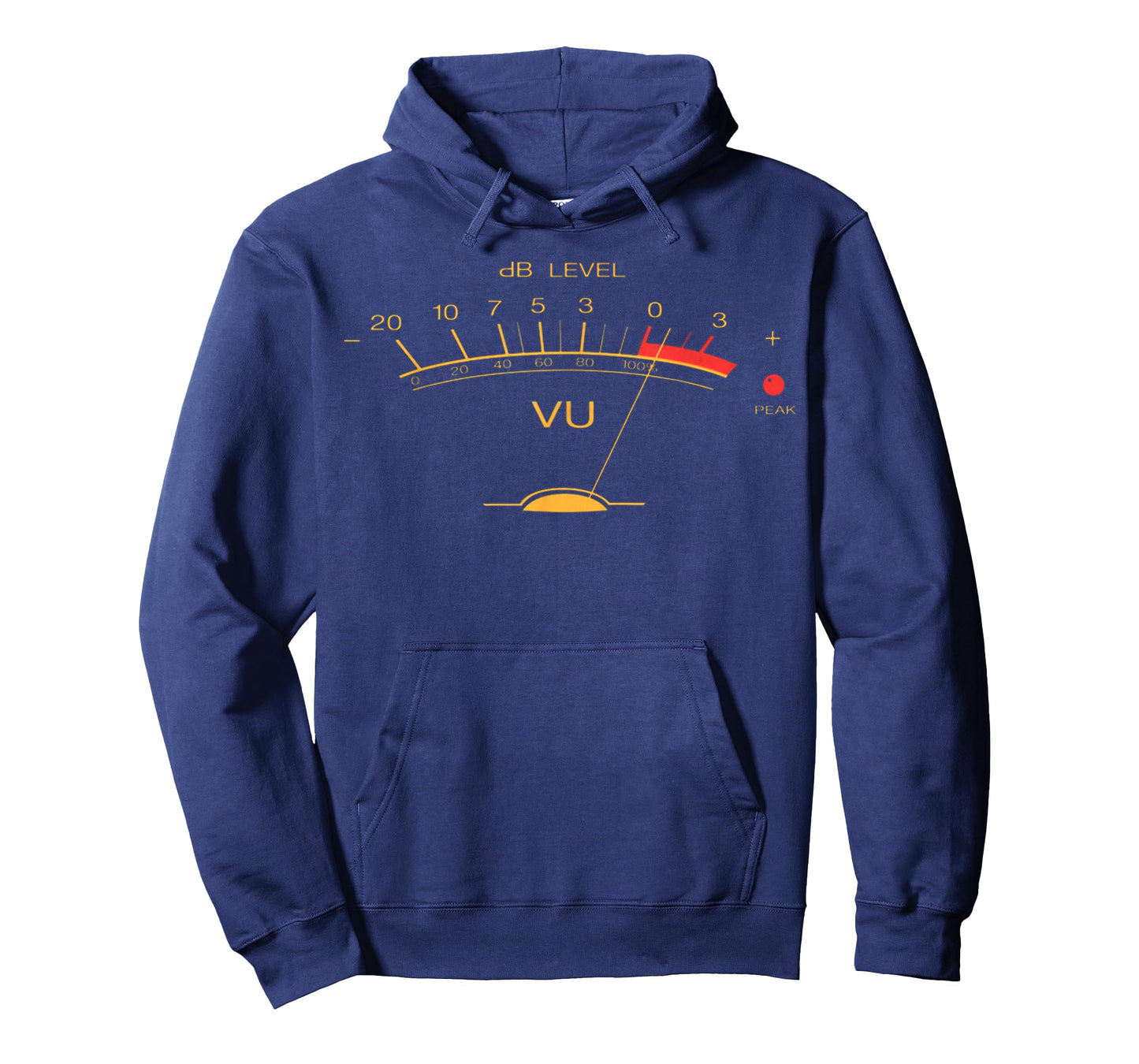 Audio Engineer Retro VU Meter Hi-Fi Vintage Stereo Music T-Shirt