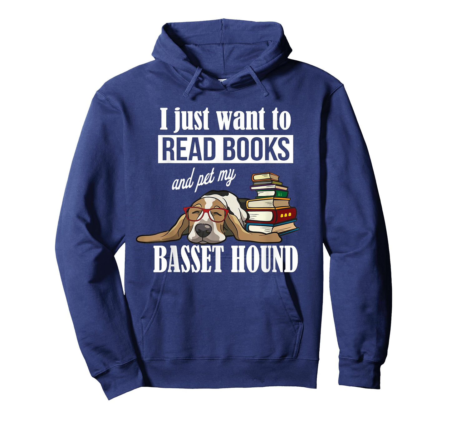 Cute Kids Read Books & Pet My Basset Hound Dog Lover T-Shirt