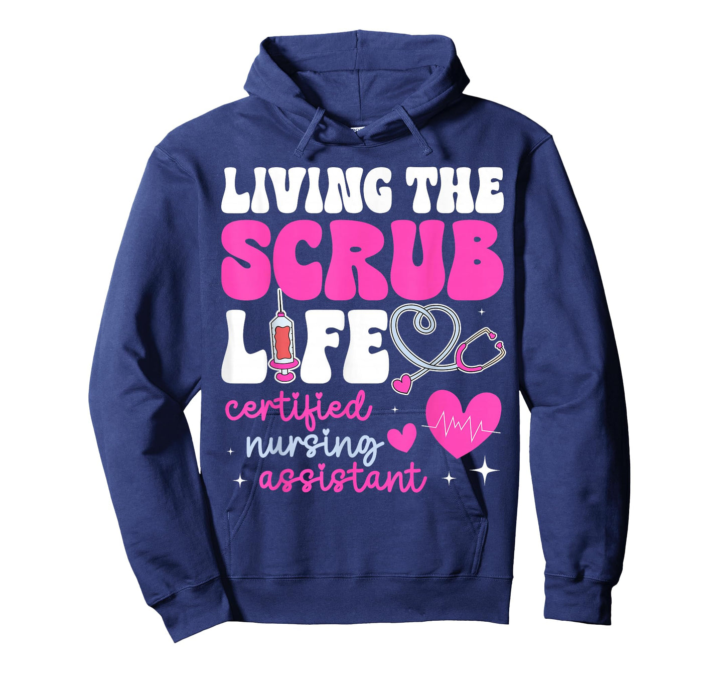 CNA Tee for Nurse Hospital Colletion Living The Scrubs Life T-Shirt
